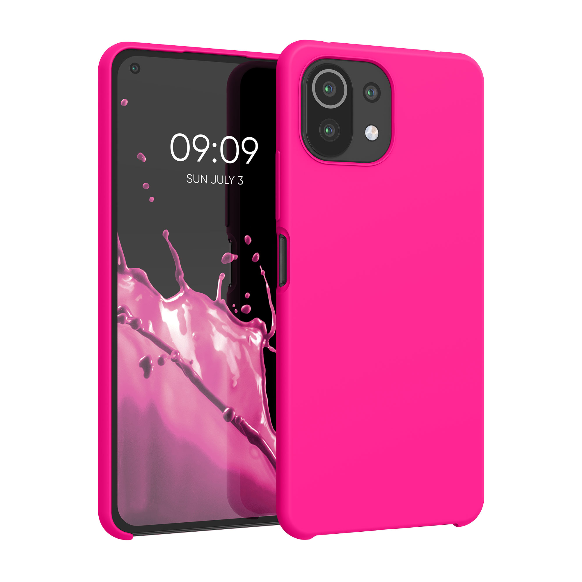 Kryt na mobil Xiaomi 11 Lite NE kwmobile TPU neonově růžový