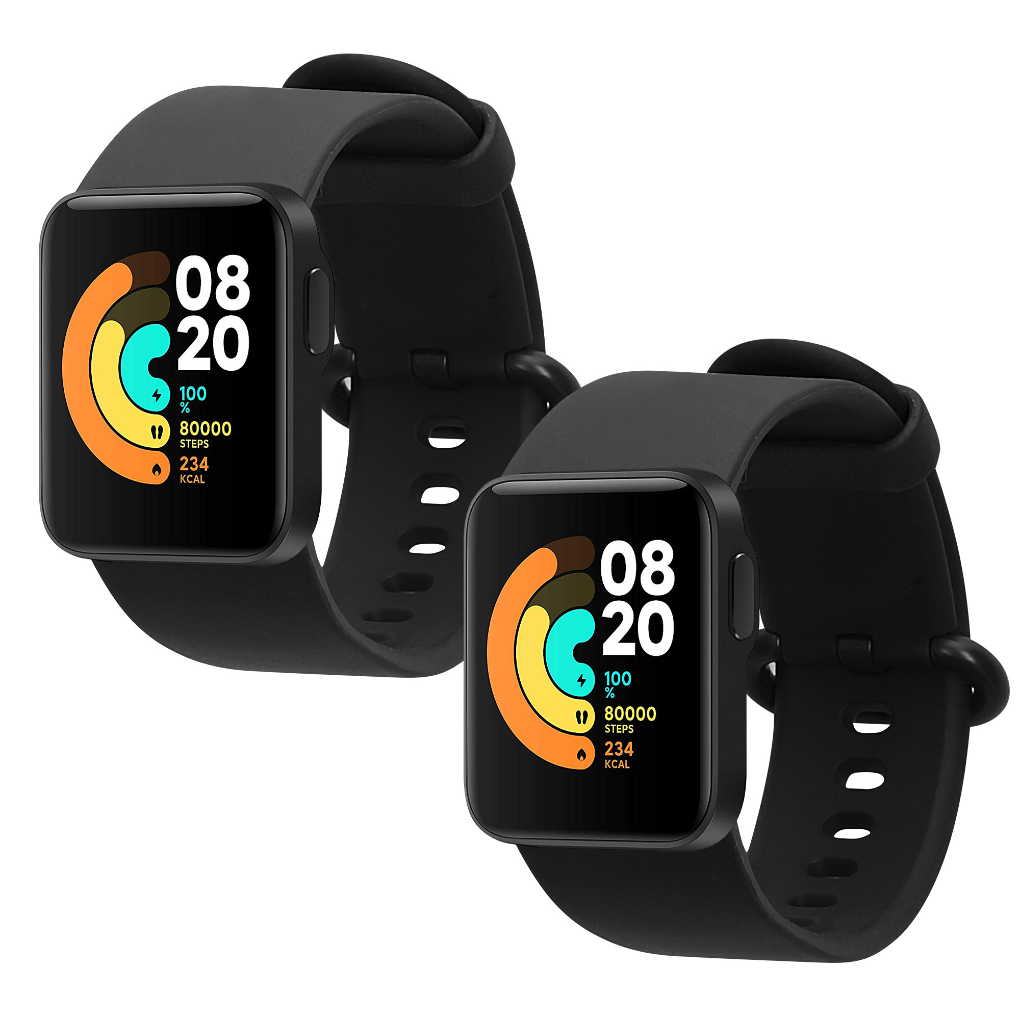Řemínek kwmobile pro Xiaomi Mi Watch Lite / Redmi Watch - Černá / černá