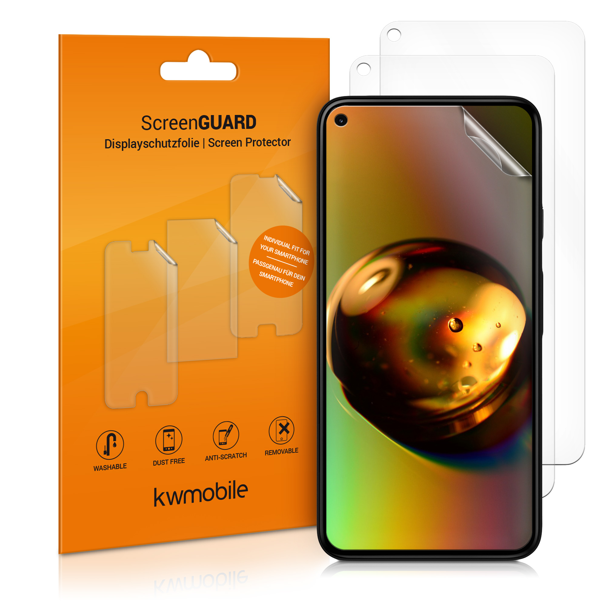 Zadní kryt kwmobile pro Google Pixel 5 - 3x ultra-clear transparent phone films
