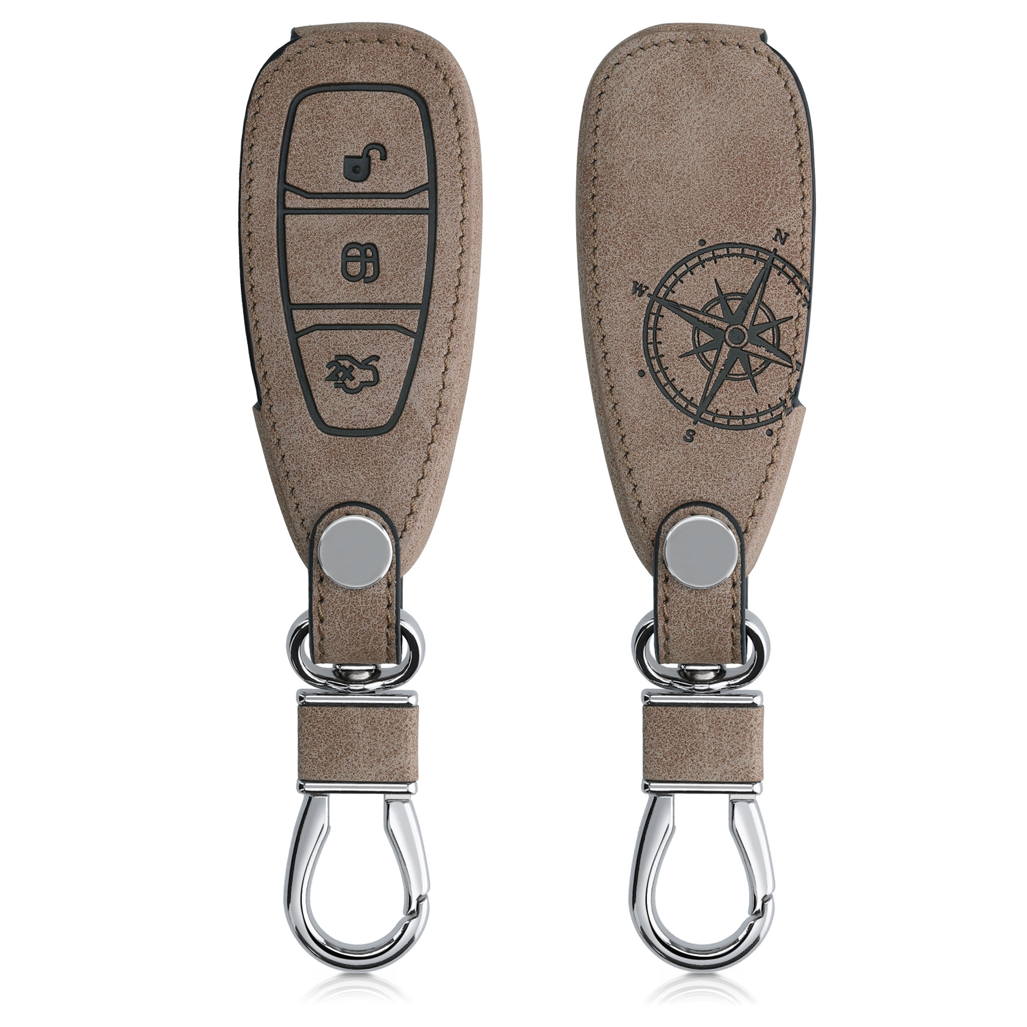 Kryt klíče Ford 3 tlačítka Keyless Go kwmobile navigational compa