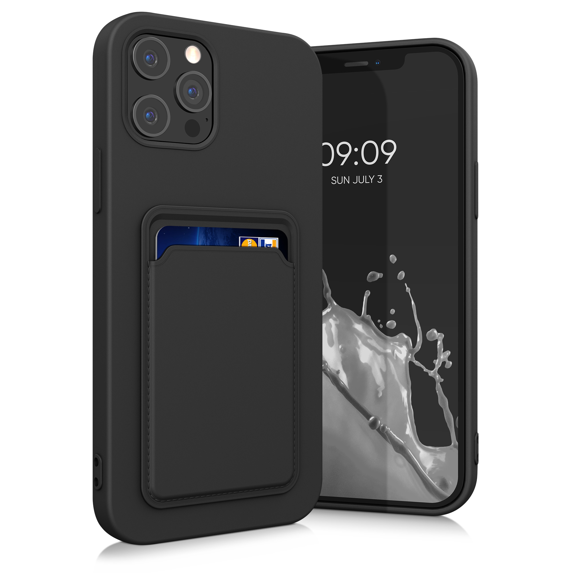 Peněženkové pouzdro na mobil Apple iPhone 12 Pro Max - kwmobile, černé