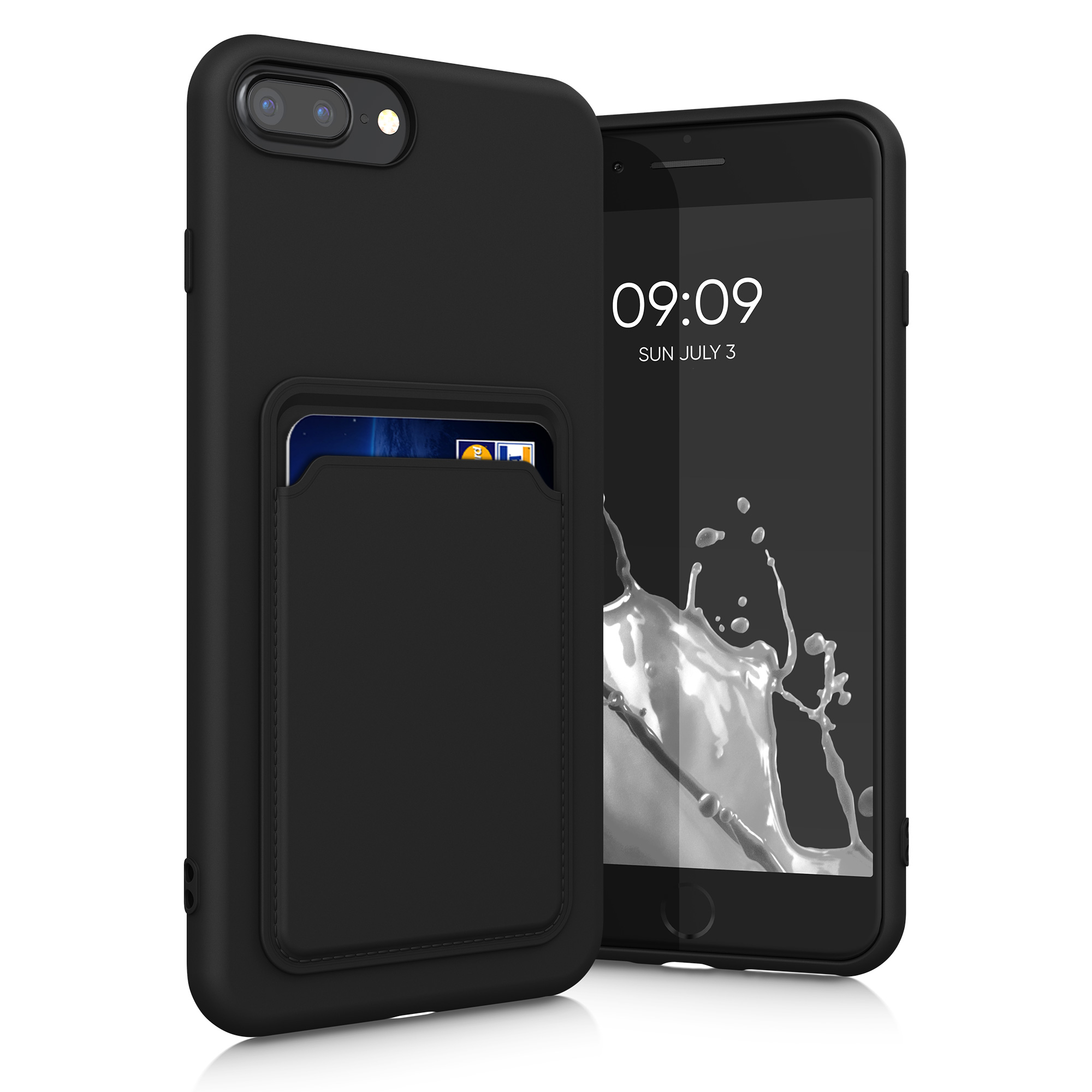 Silikonový kryt kwmobile pro Apple iPhone 7 Plus / iPhone 8 Plus - černá