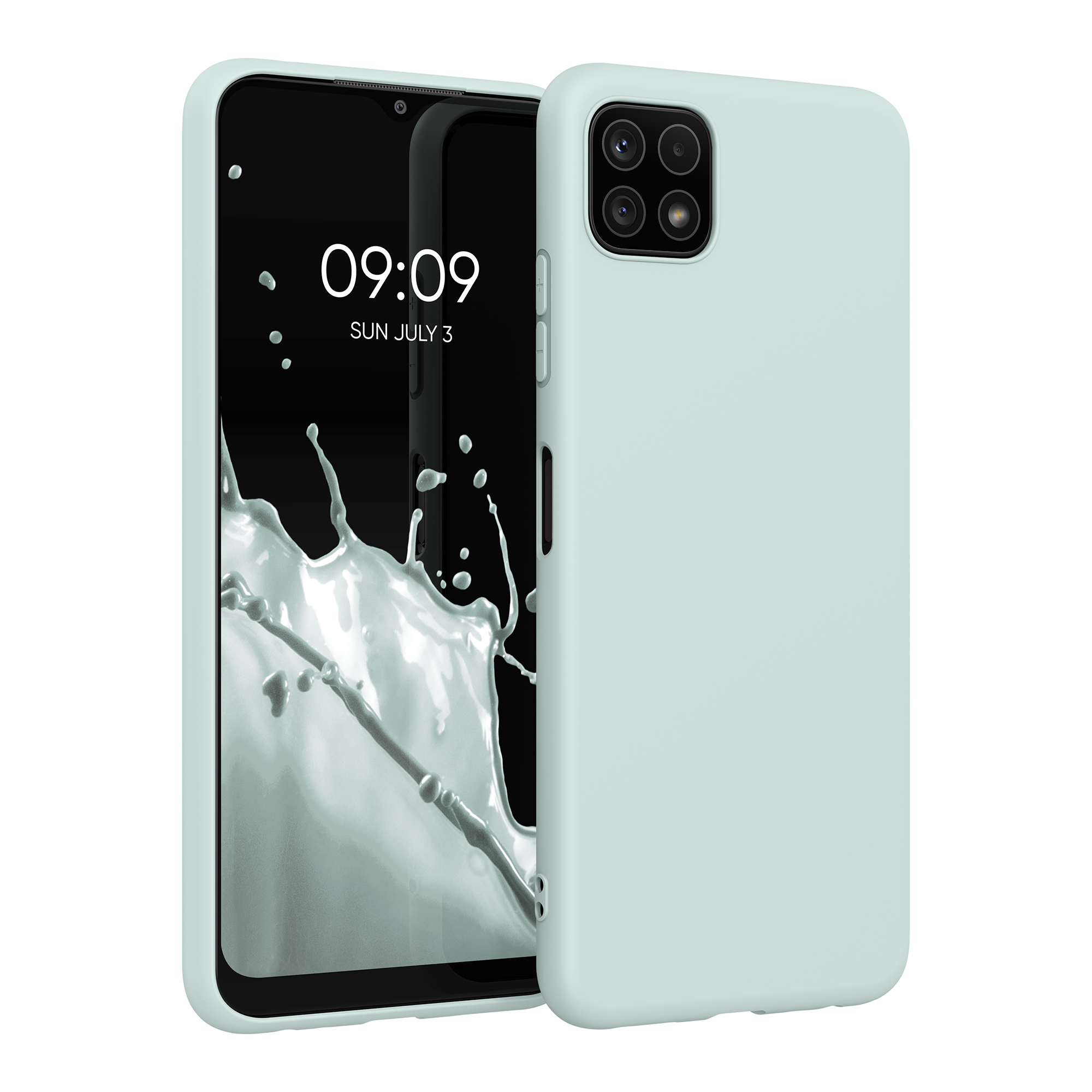 Kryt na mobil Samsung Galaxy A22 5G kwmobile TPU Chladná mátová