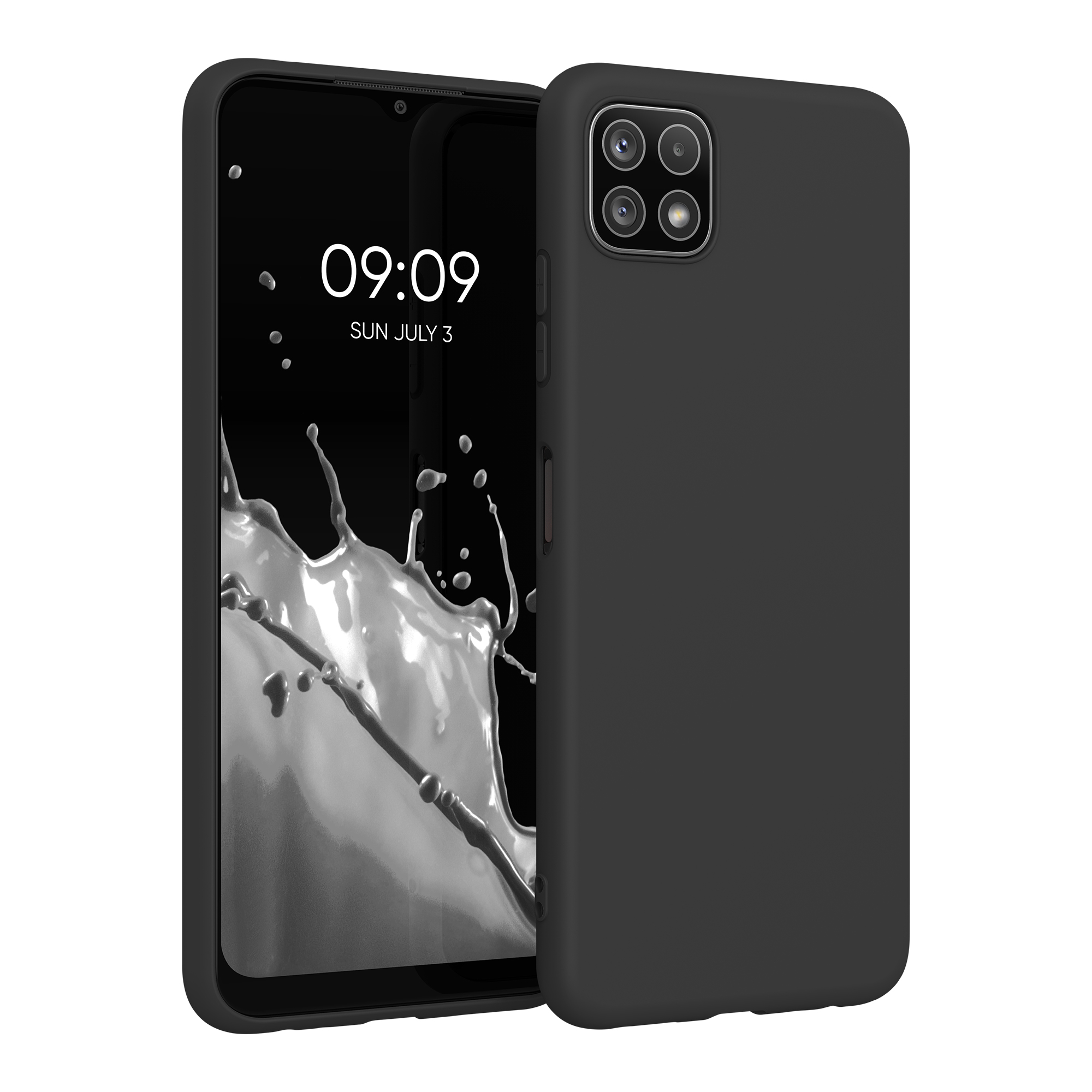 Pouzdro pro Samsung Galaxy A22 5G kwmobile TPU - matná černá