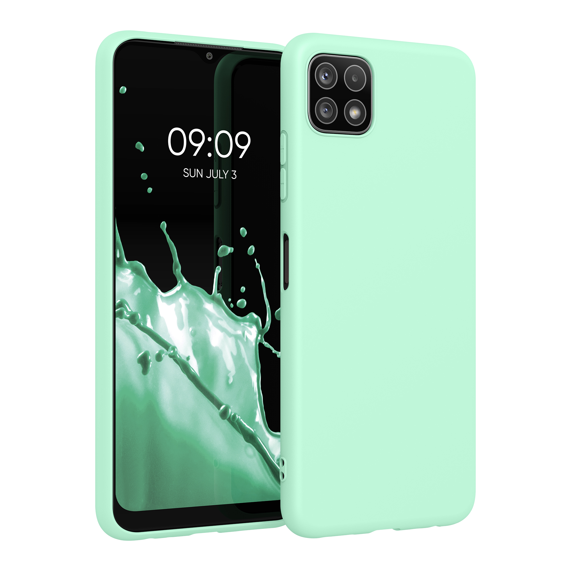 Kryt na mobil Samsung Galaxy A22 5G kwmobile TPU Matná mátová