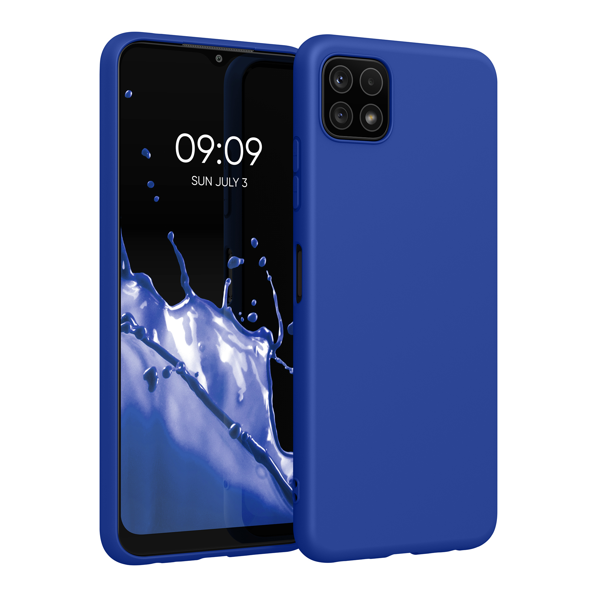 Kryt na mobil Samsung Galaxy A22 5G kwmobile TPU Baltická modrá