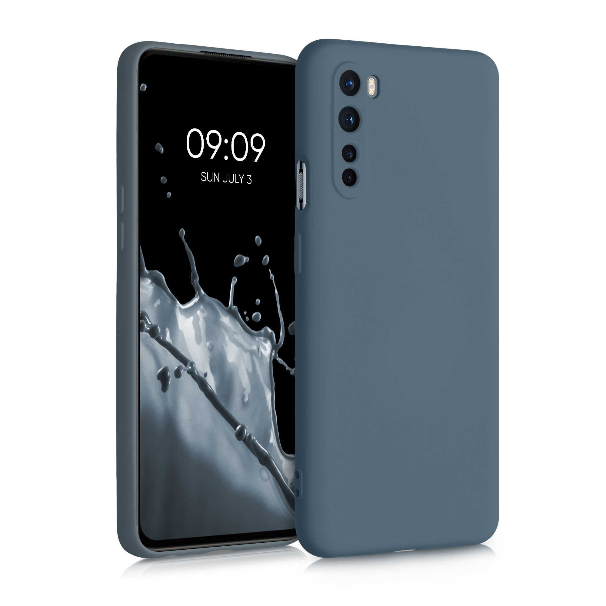 Kwmobile Silikonový kryt OnePlus Nord tmavě šedá