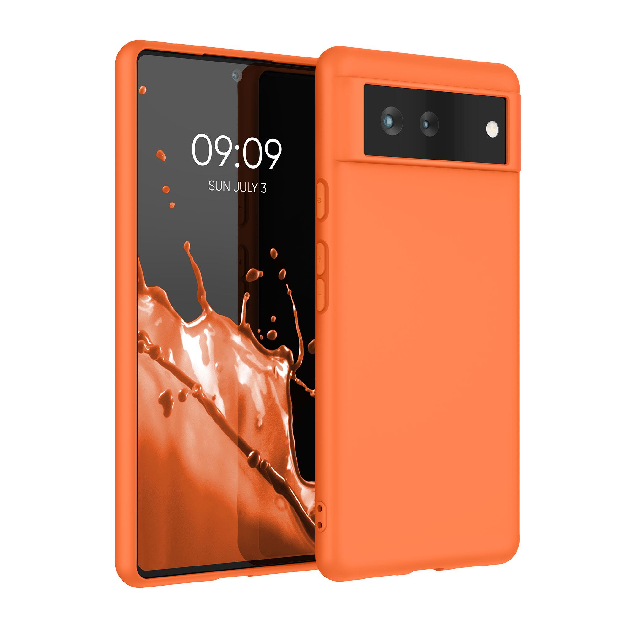 Zadní kryt kwmobile pro Google Pixel 6 - ovocná oranžová