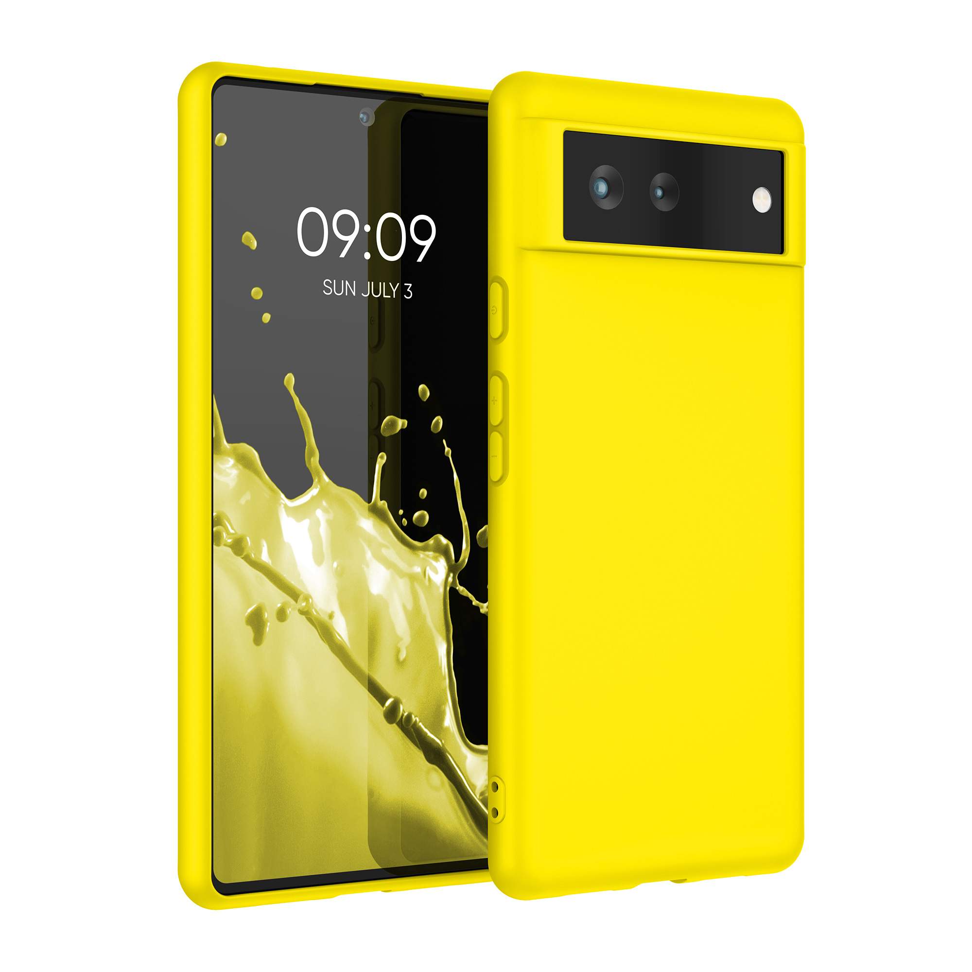 Silikonový kryt kwmobile pro Google Pixel 6 - žlutá