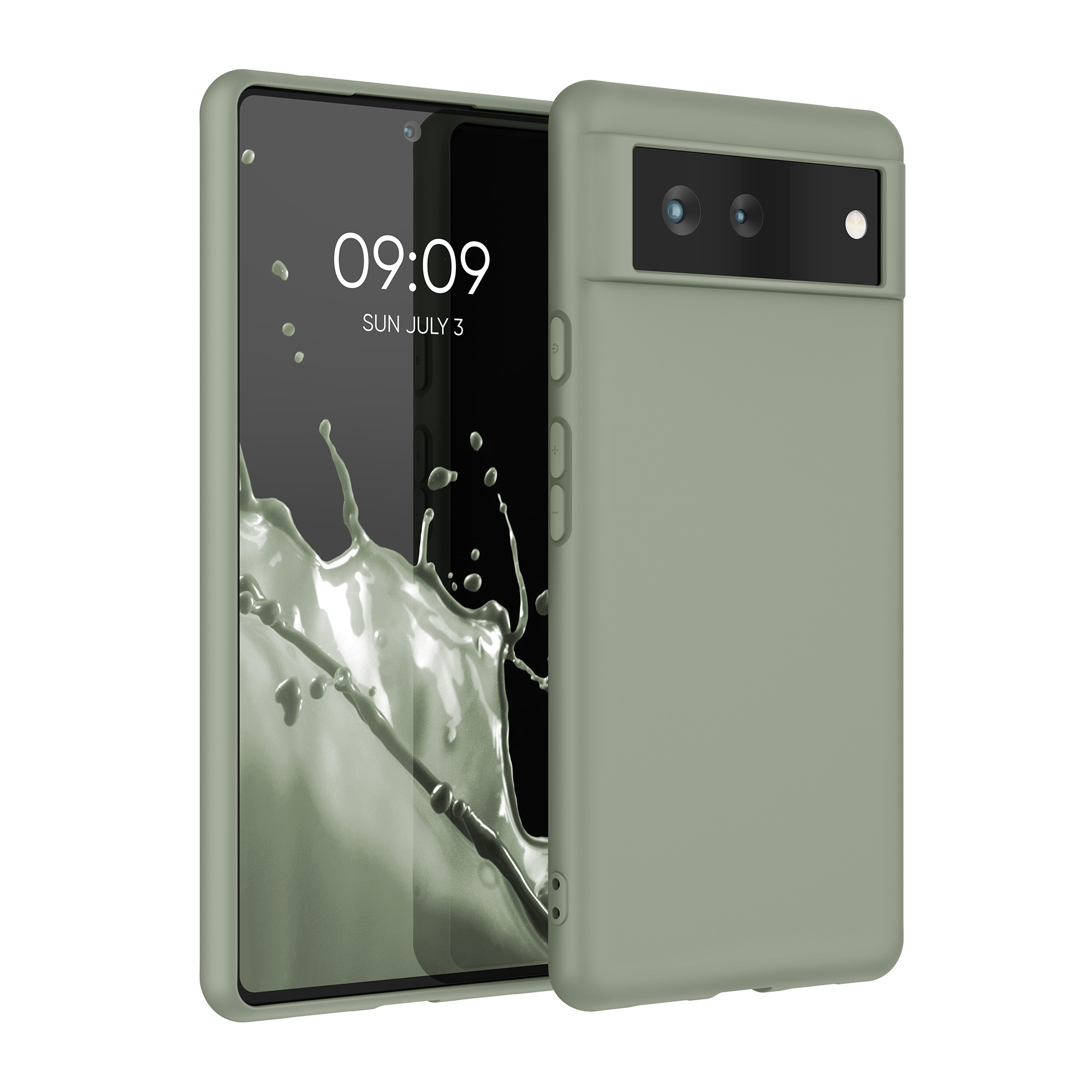 Zadní kryt kwmobile pro Google Pixel 6 - šedozelená