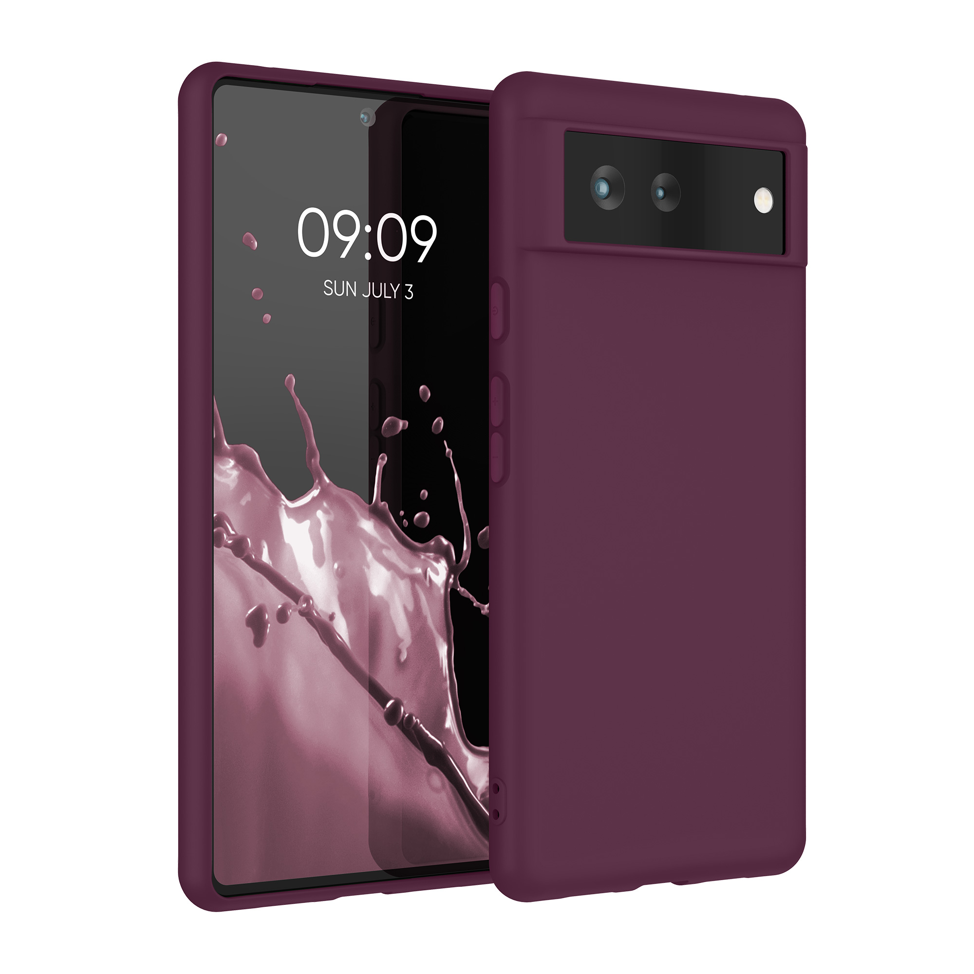 Silikonový kryt kwmobile pro Google Pixel 6 - vínově fialová