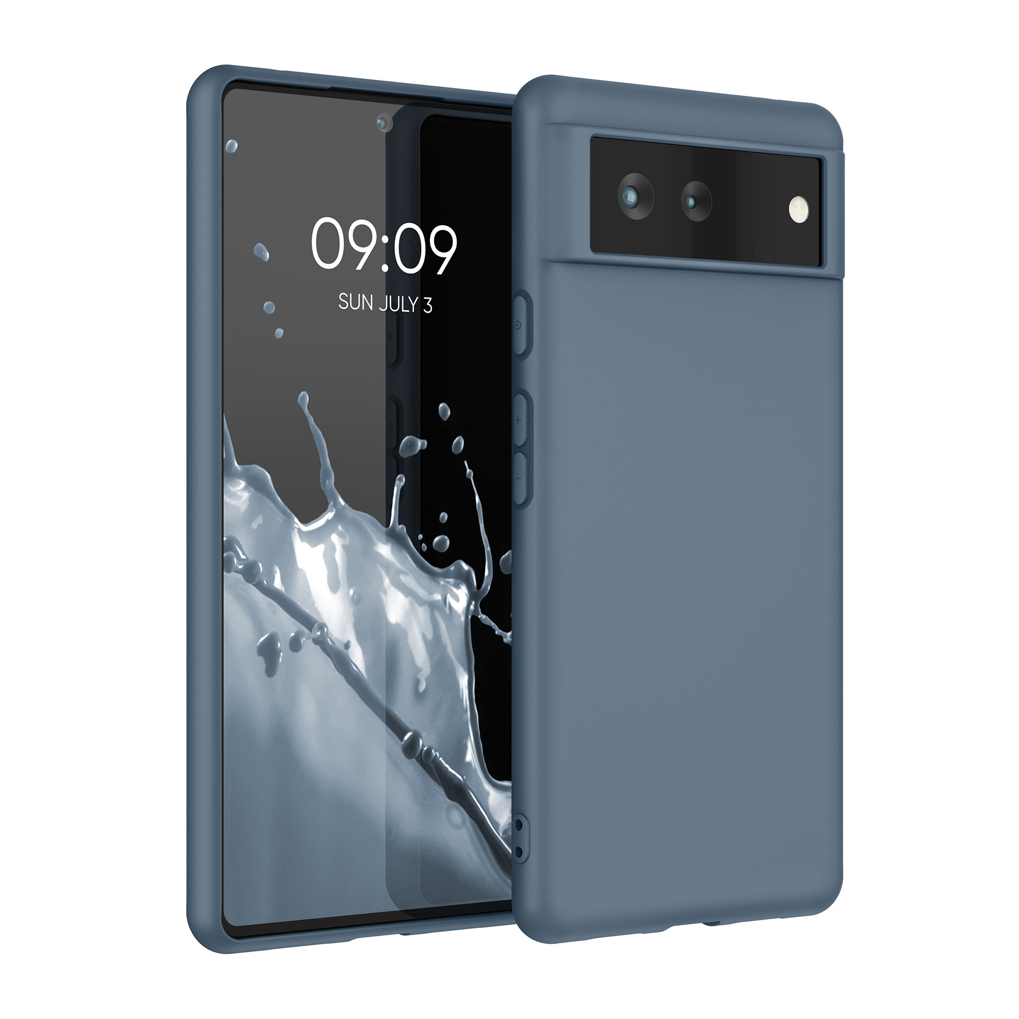 Silikonový kryt kwmobile pro Google Pixel 6 - tmavě šedá