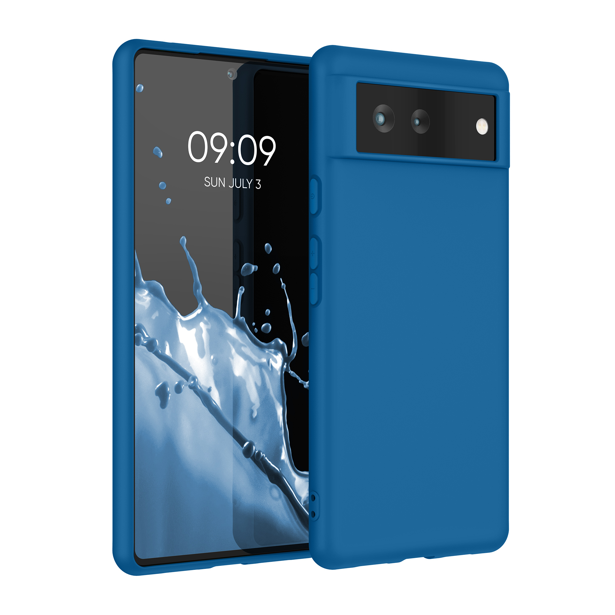 Silikonový kryt kwmobile pro Google Pixel 6 - Blue Reef