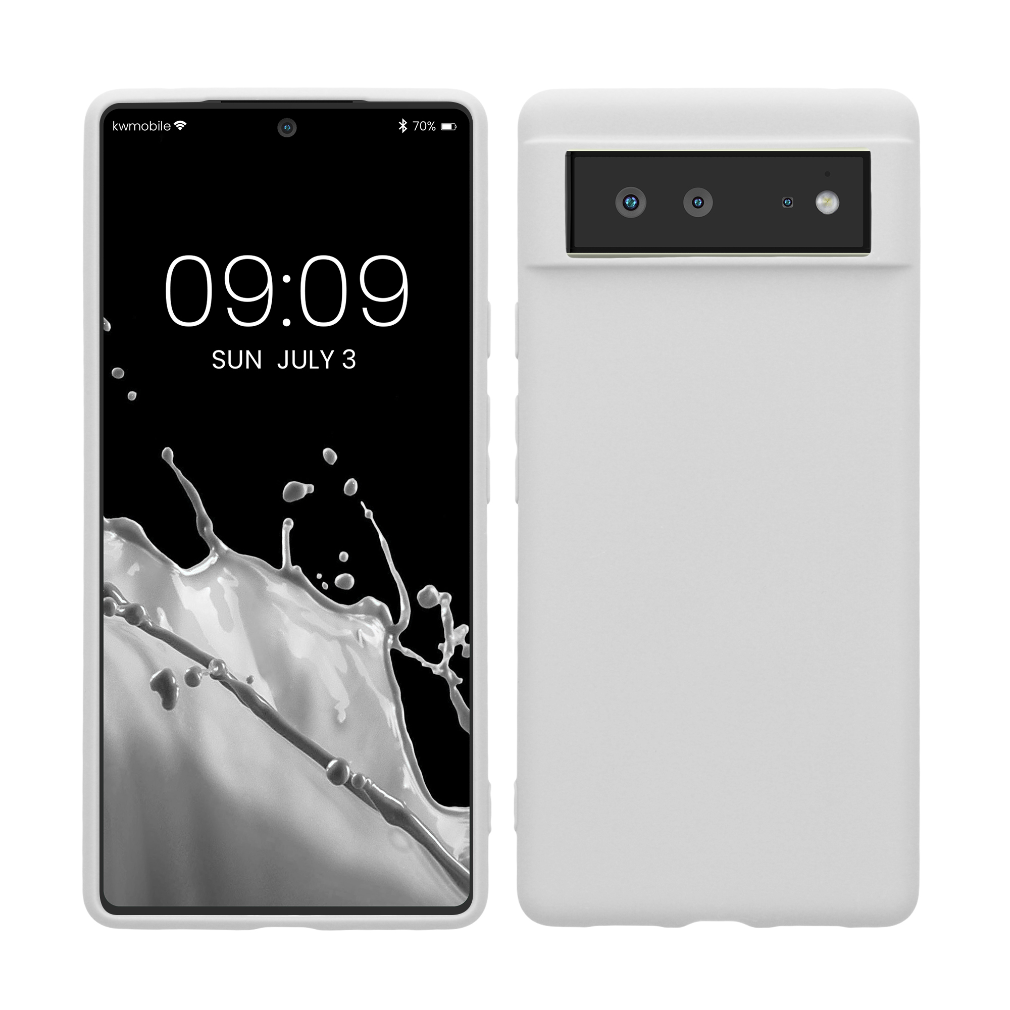 Zadní kryt kwmobile pro Google Pixel 6 - matná bílá