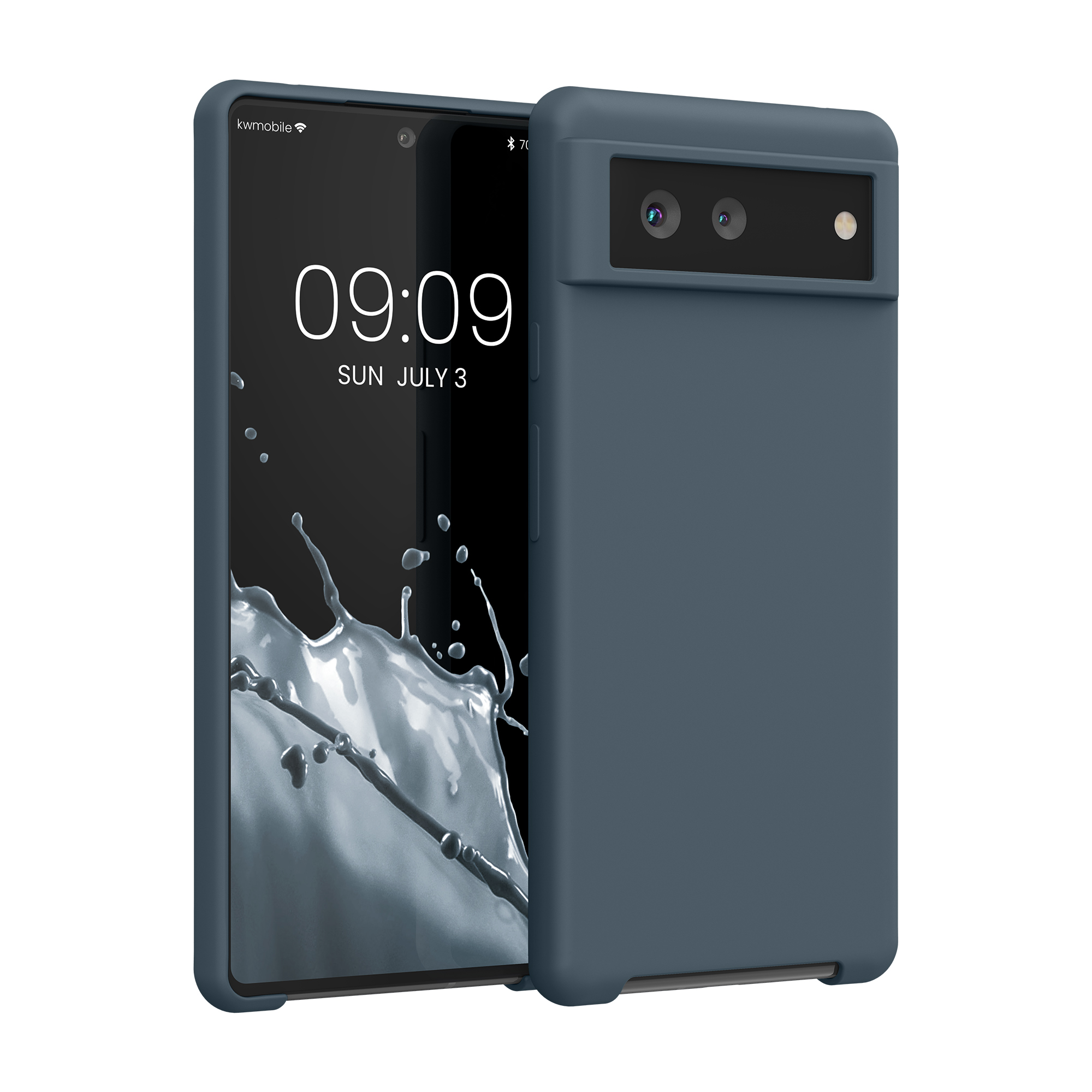Silikonový kryt kwmobile pro Google Pixel 6 - tmavě šedá