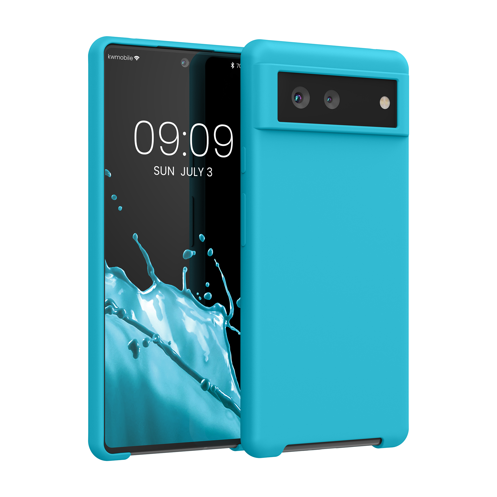 Silikonový kryt kwmobile pro Google Pixel 6 - světle modrá