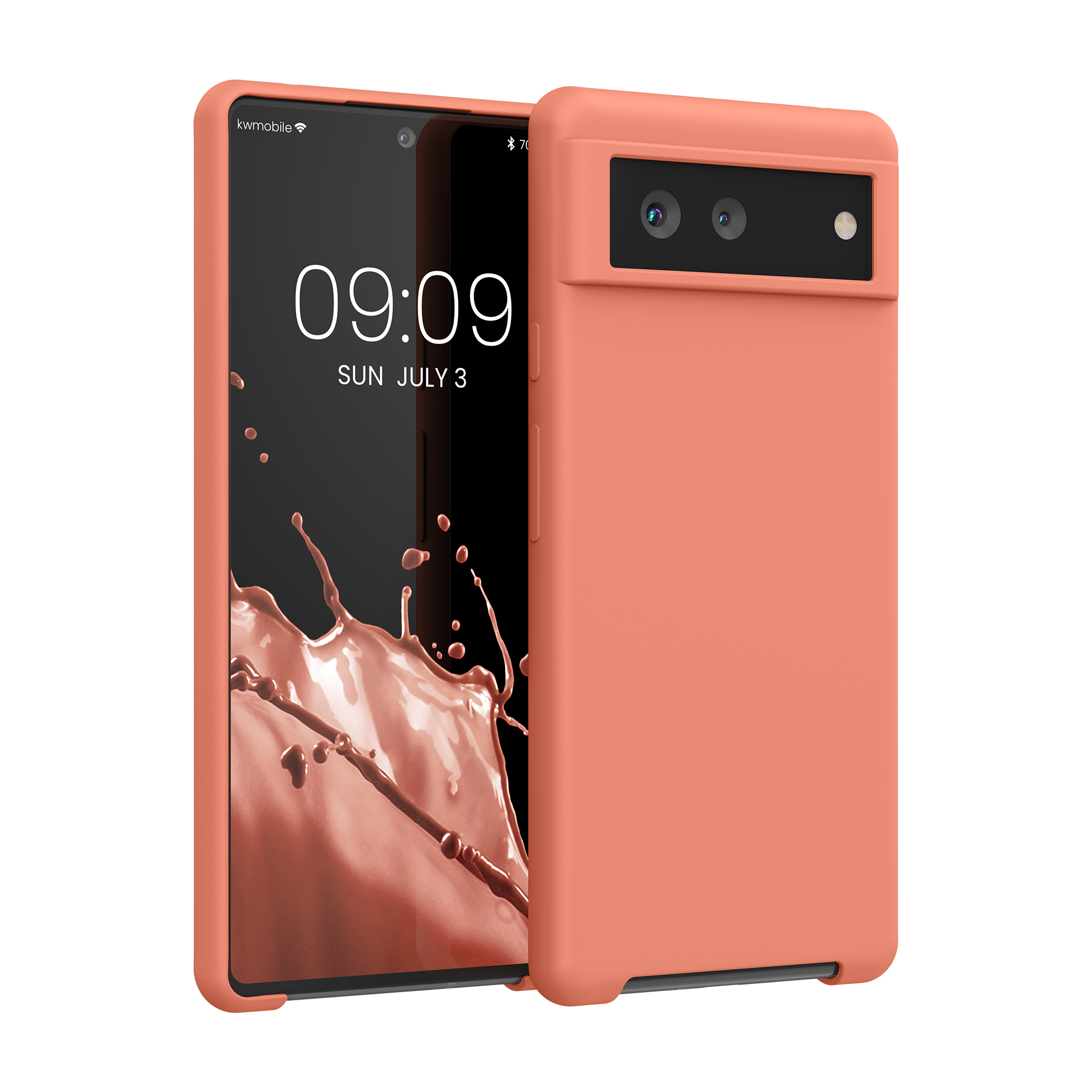 Pouzdro pro Google Pixel 6 kwmobile silikonové - pudrová růžová