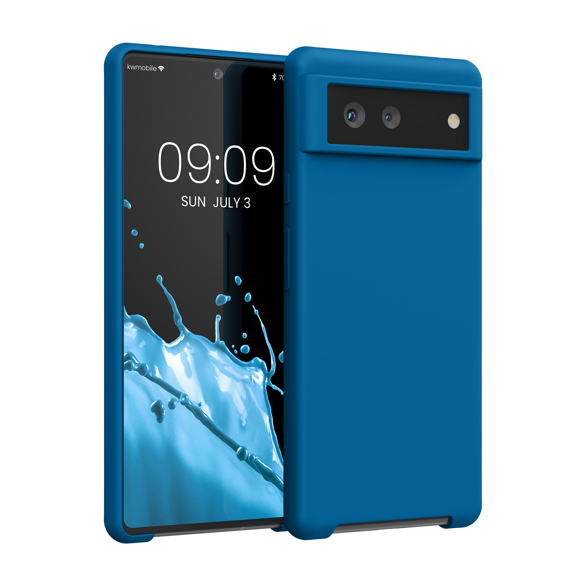 Silikonový kryt kwmobile pro Google Pixel 6 - Blue Reef