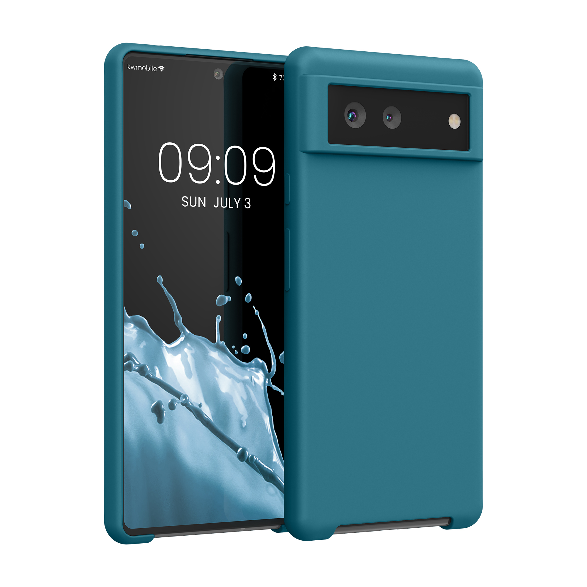 Zadní kryt kwmobile pro Google Pixel 6 - wireless charging teal matte