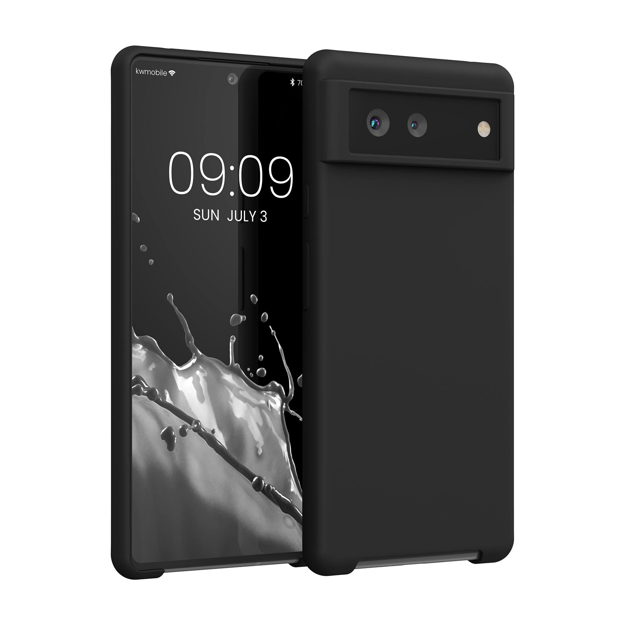 Silikonový kryt kwmobile pro Google Pixel 6 - černá matná