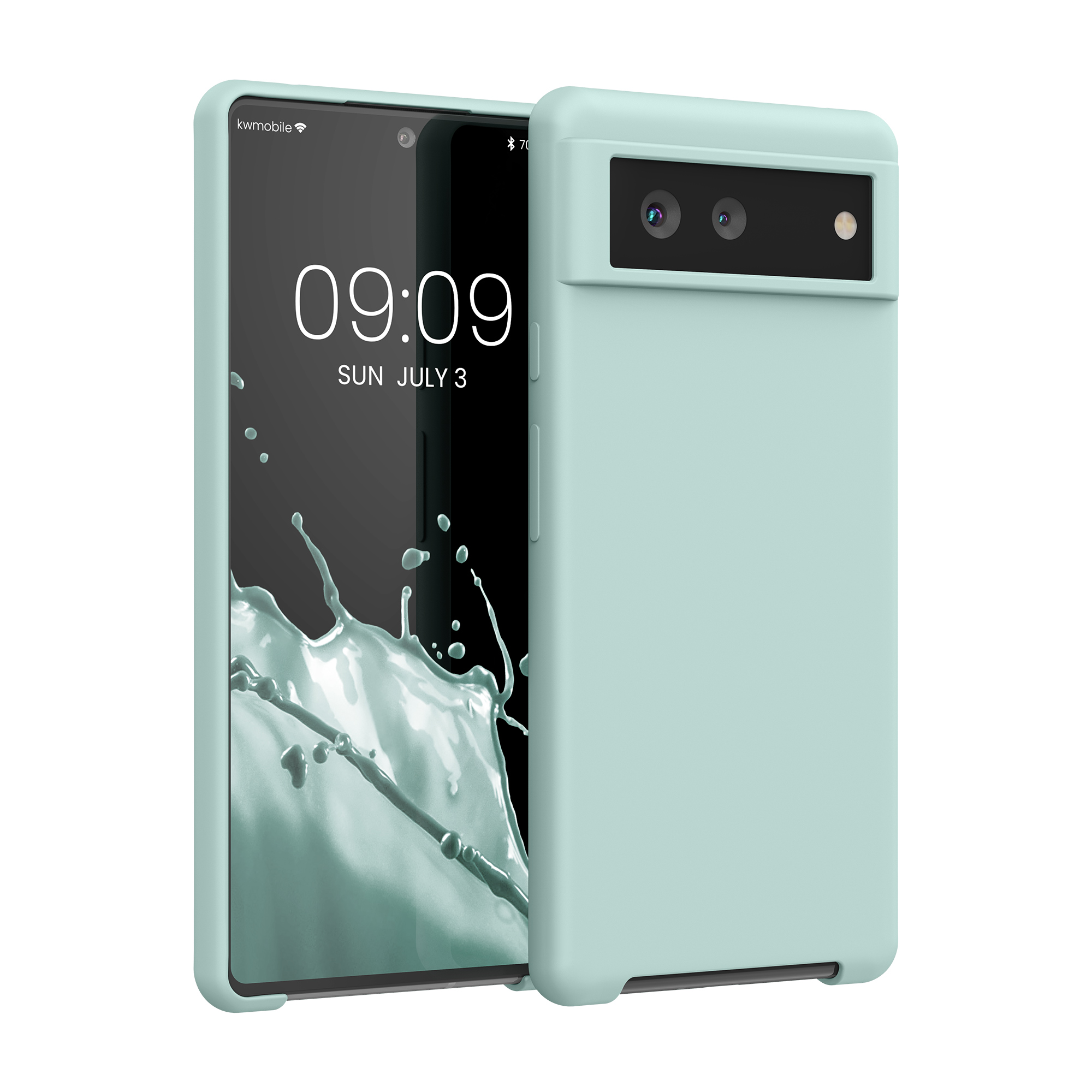 Zadní kryt kwmobile pro Google Pixel 6 - wireless charging mint matte