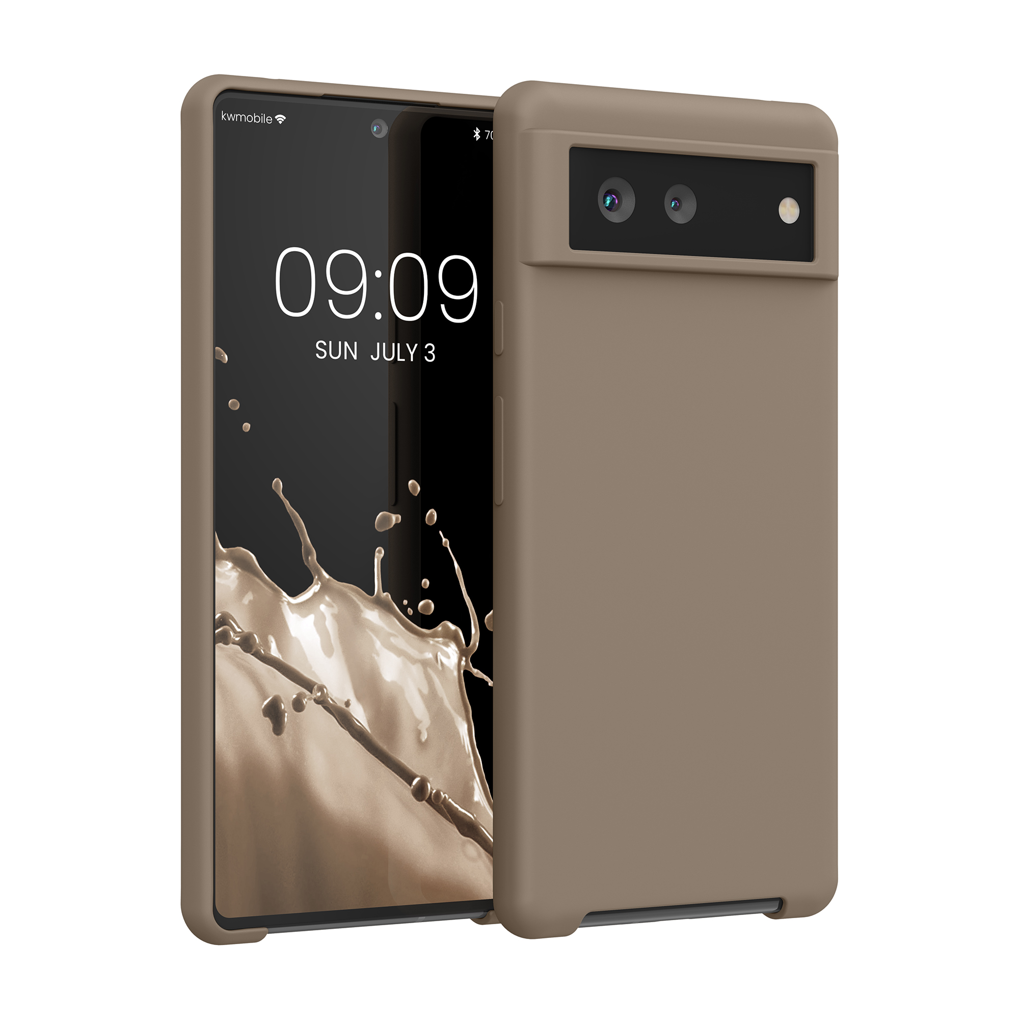 Zadní kryt kwmobile pro Google Pixel 6 - wireless charging taupe