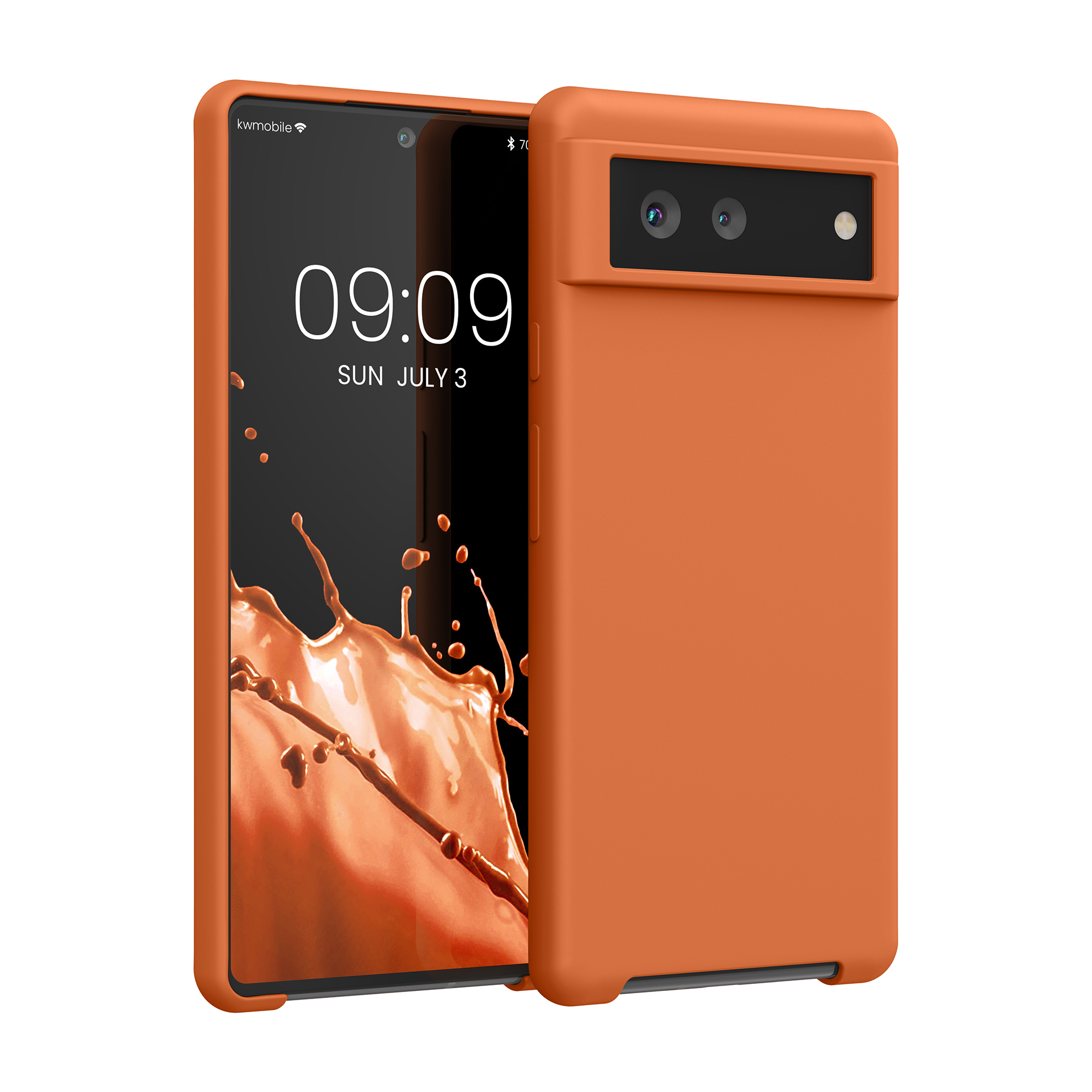 Zadní kryt kwmobile pro Google Pixel 6 - wireless charging warm apricot