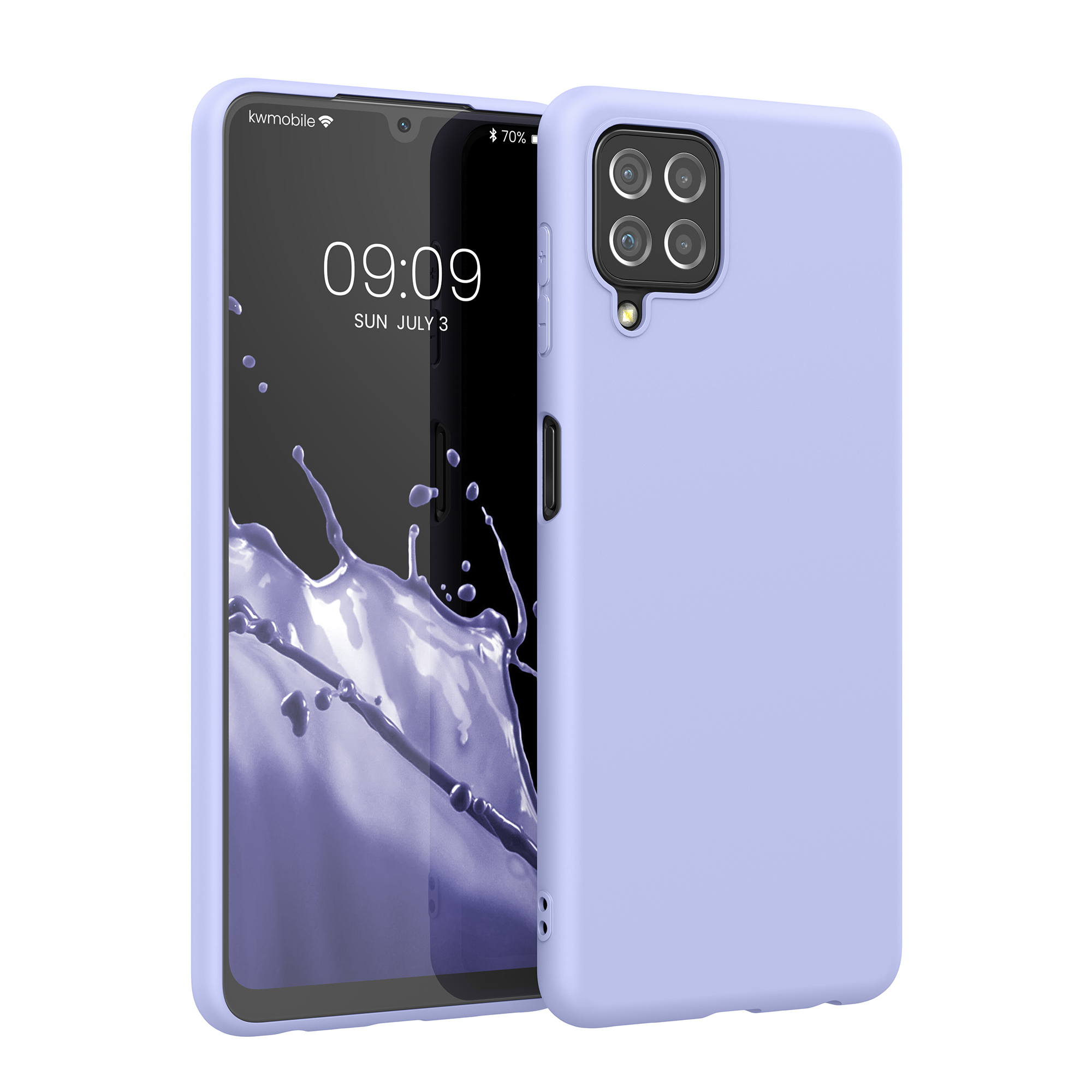 Kryt na mobil Samsung Galaxy A22 4G kwmobile TPU Světlá levandule