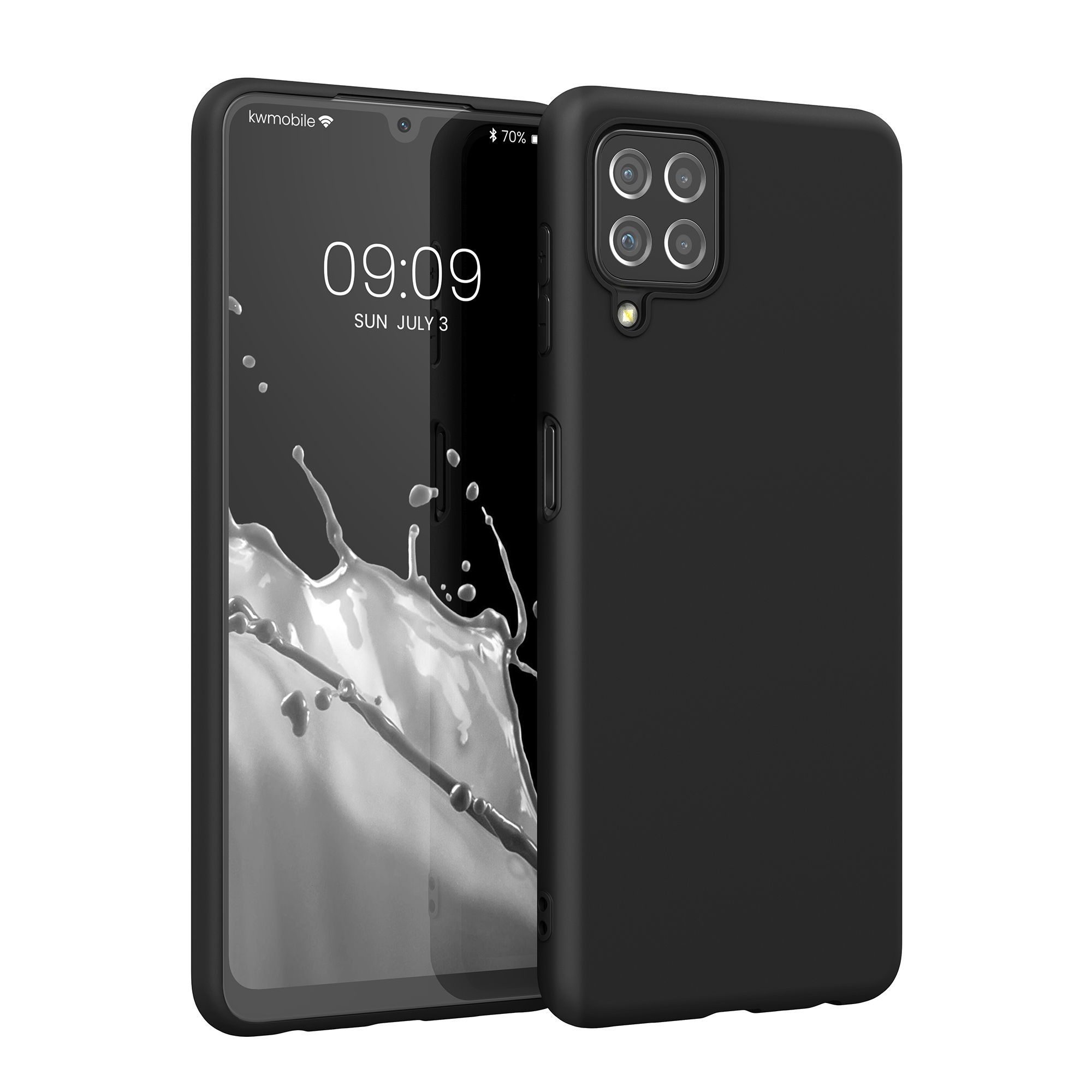 Kryt na mobil Samsung Galaxy A22 4G kwmobile TPU Matná černá