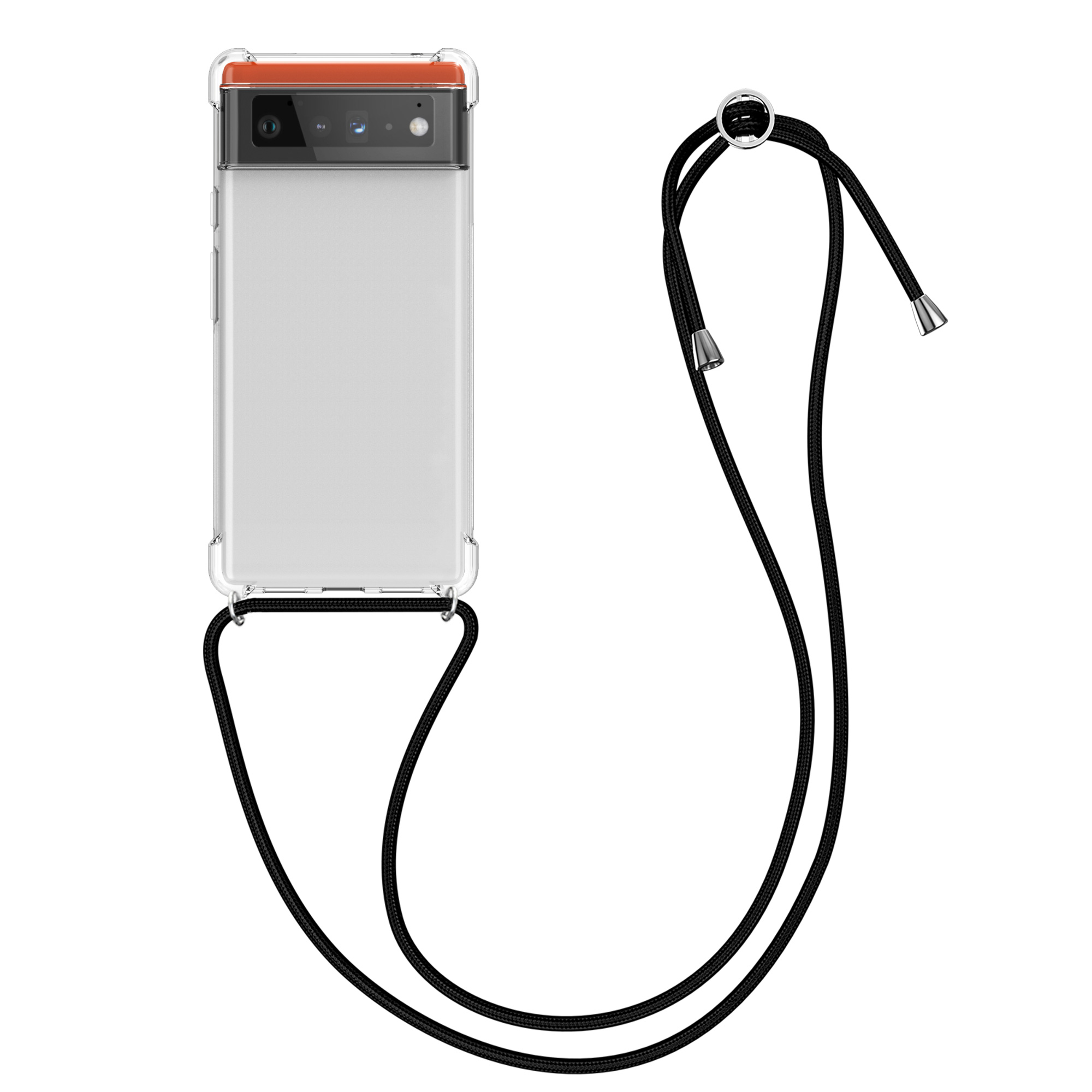 Crossbody kryt kwmobile pro Google Pixel 6 - transparentní