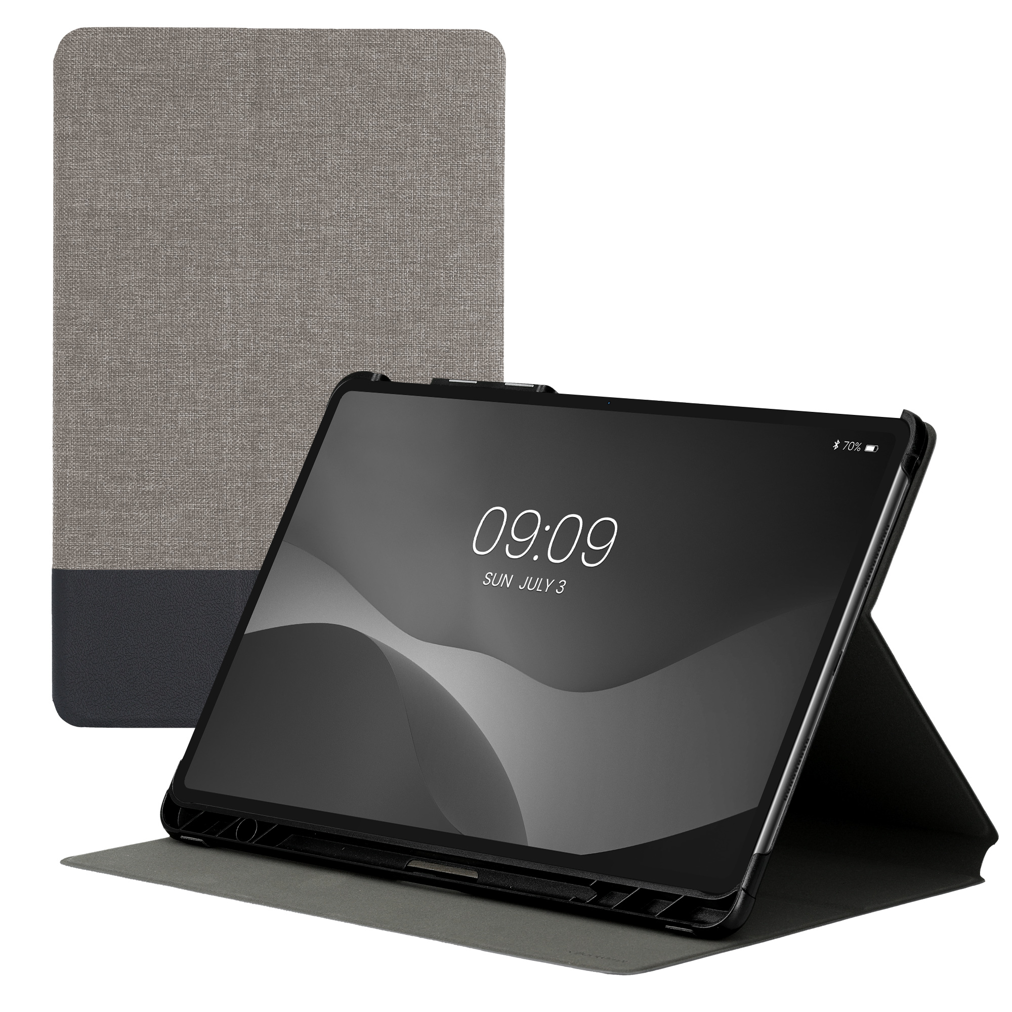 Pouzdro na tablet - Huawei MatePad Pro 12 - kwmobile - černá/šedá