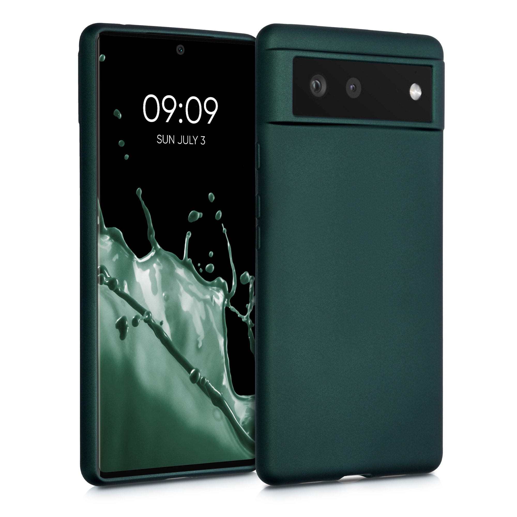 Zadní kryt kwmobile pro Google Pixel 6 - metalická petrolejová