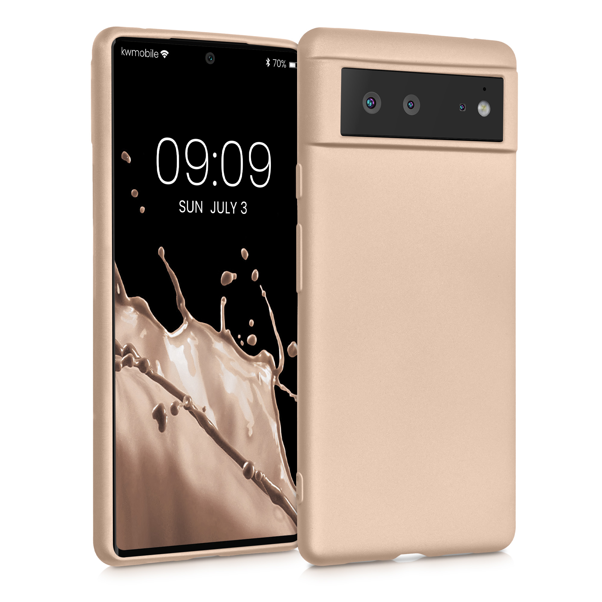 Zadní kryt kwmobile pro Google Pixel 6 - metallic gold