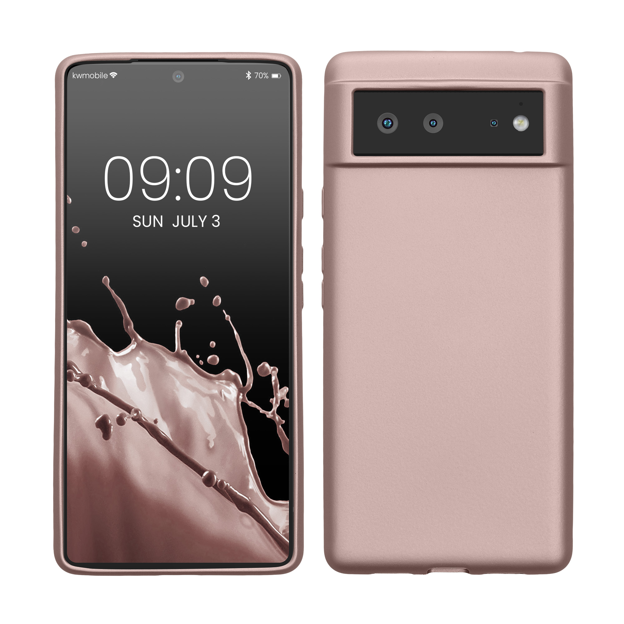 Zadní kryt kwmobile pro Google Pixel 6 - metallic arctic berry