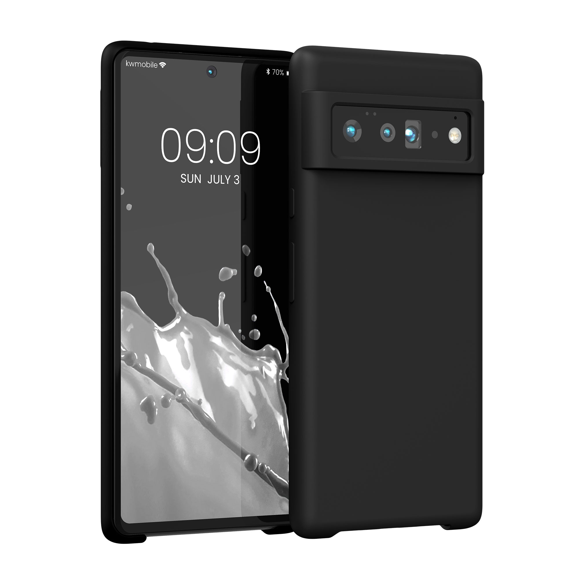Silikonový kryt kwmobile pro Google Pixel 6 Pro - černá