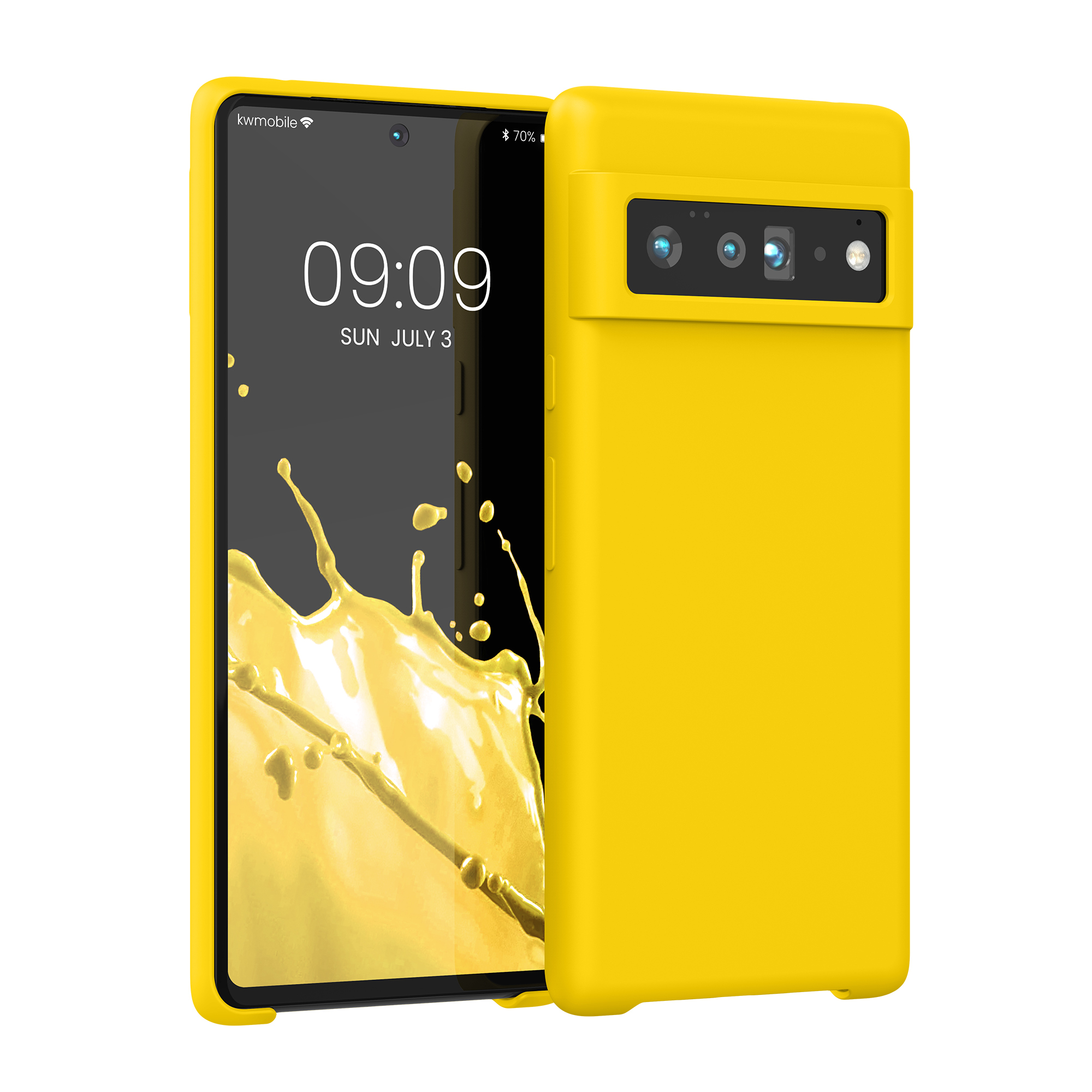 Silikonový kryt kwmobile pro Google Pixel 6 Pro - žlutá