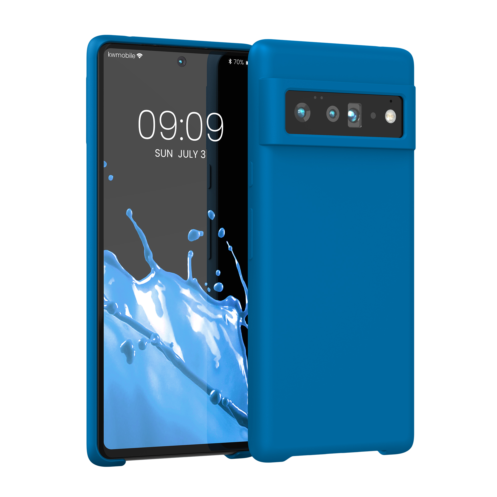 Pouzdro pro Google Pixel 6 Pro kwmobile silikonové - modrý korál