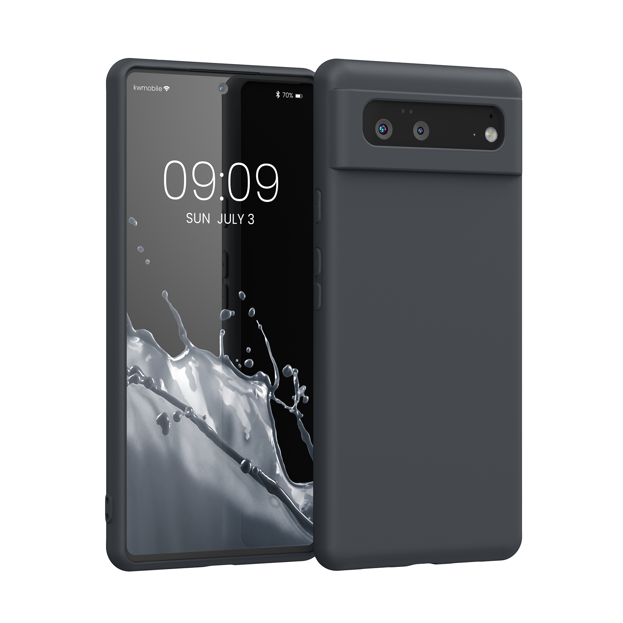 Silikonový kryt kwmobile pro Google Pixel 6 - černá matná