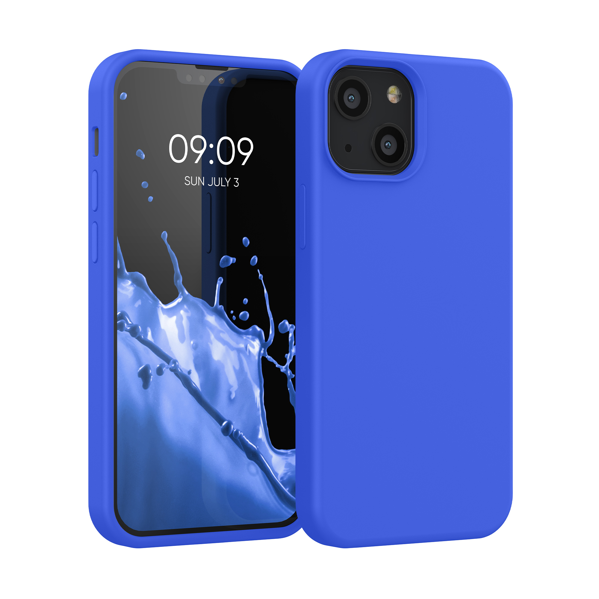 Kryt kwmobile soft-touch iPhone 13 mini modrá