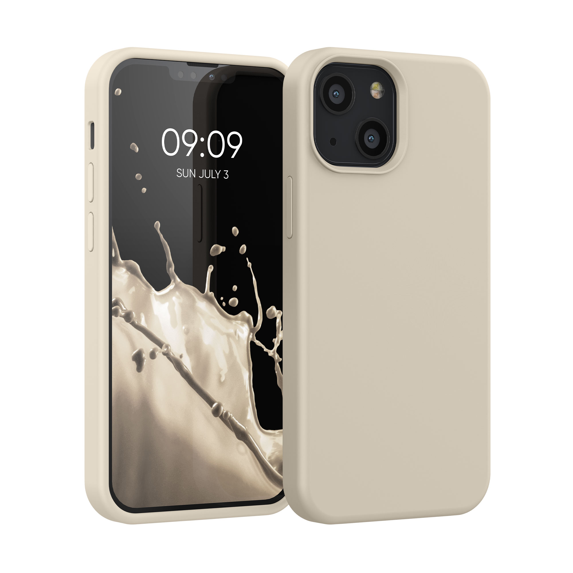 Kryt kwmobile soft-touch iPhone 13 mini Cream