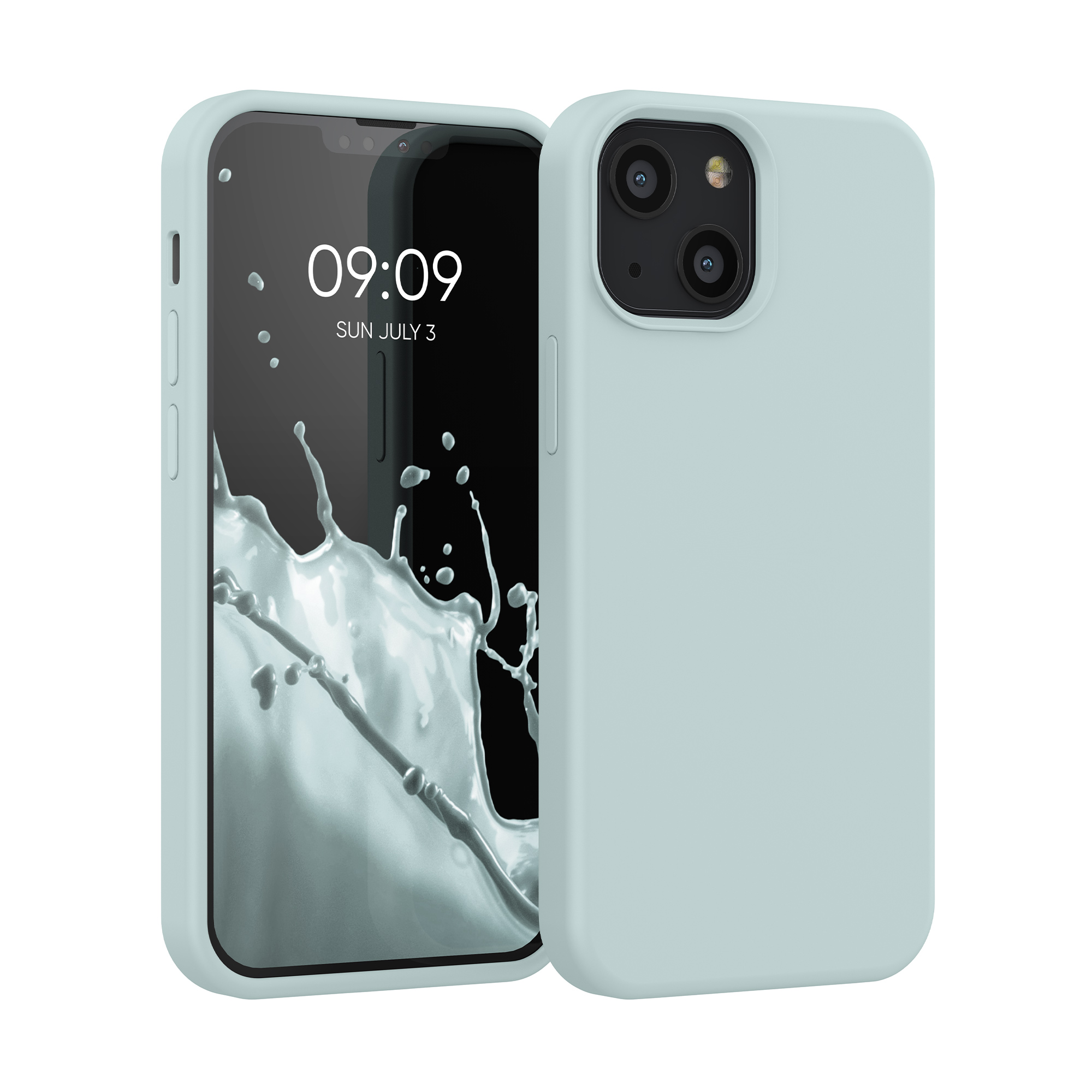 Kryt kwmobile soft-touch iPhone 13 mini Cool Mint
