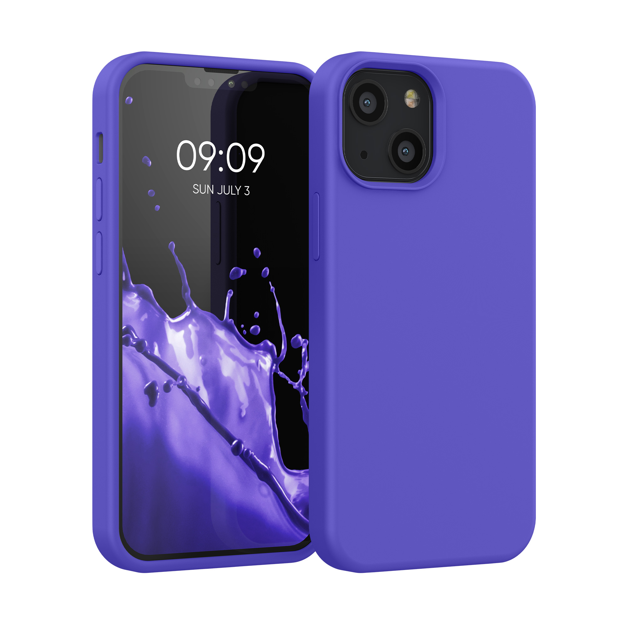 Kryt kwmobile soft-touch iPhone 13 mini fialová