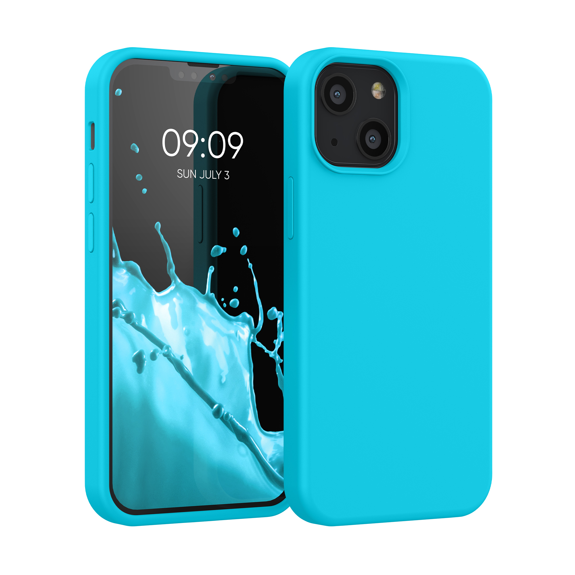 Kryt kwmobile soft-touch iPhone 13 mini Cool Glacier