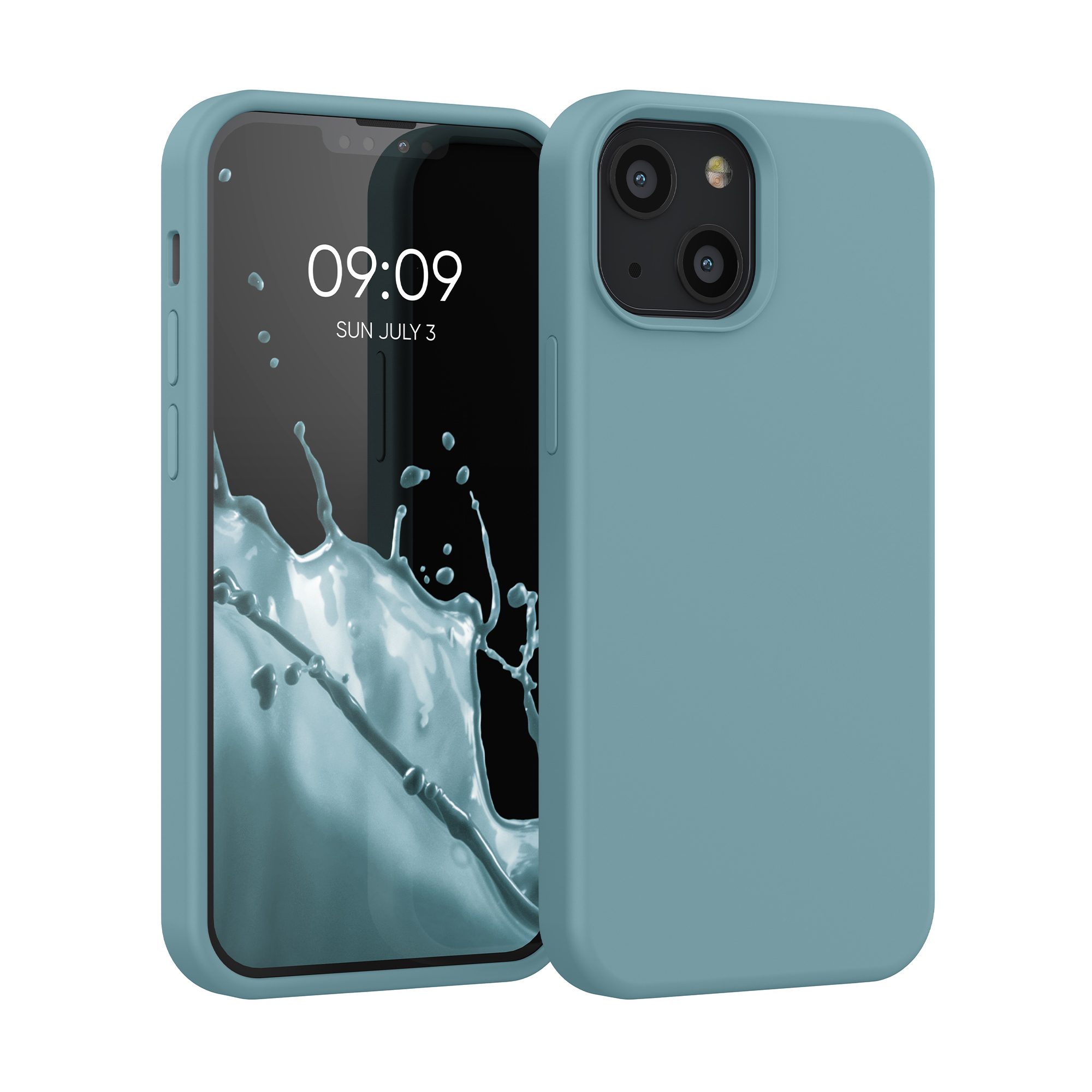 Kryt kwmobile soft-touch iPhone 13 mini Antique Stone