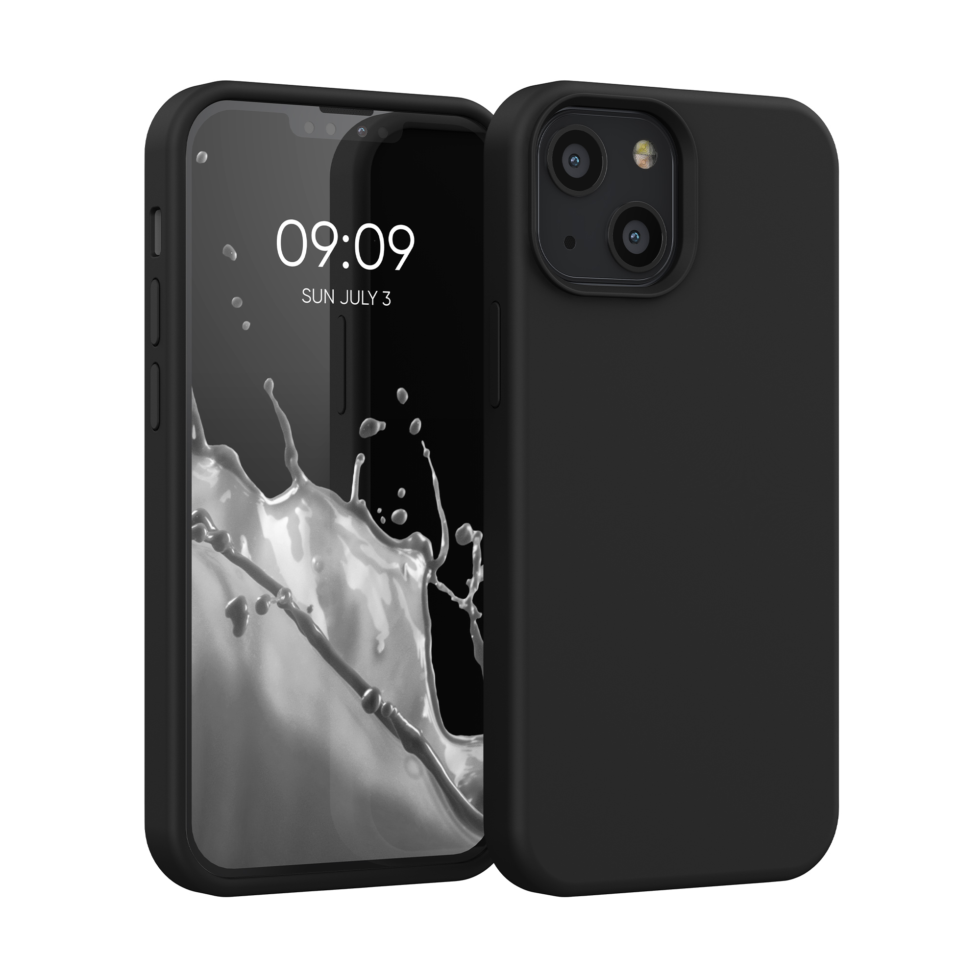 Kryt kwmobile soft-touch iPhone 13 mini matná černá