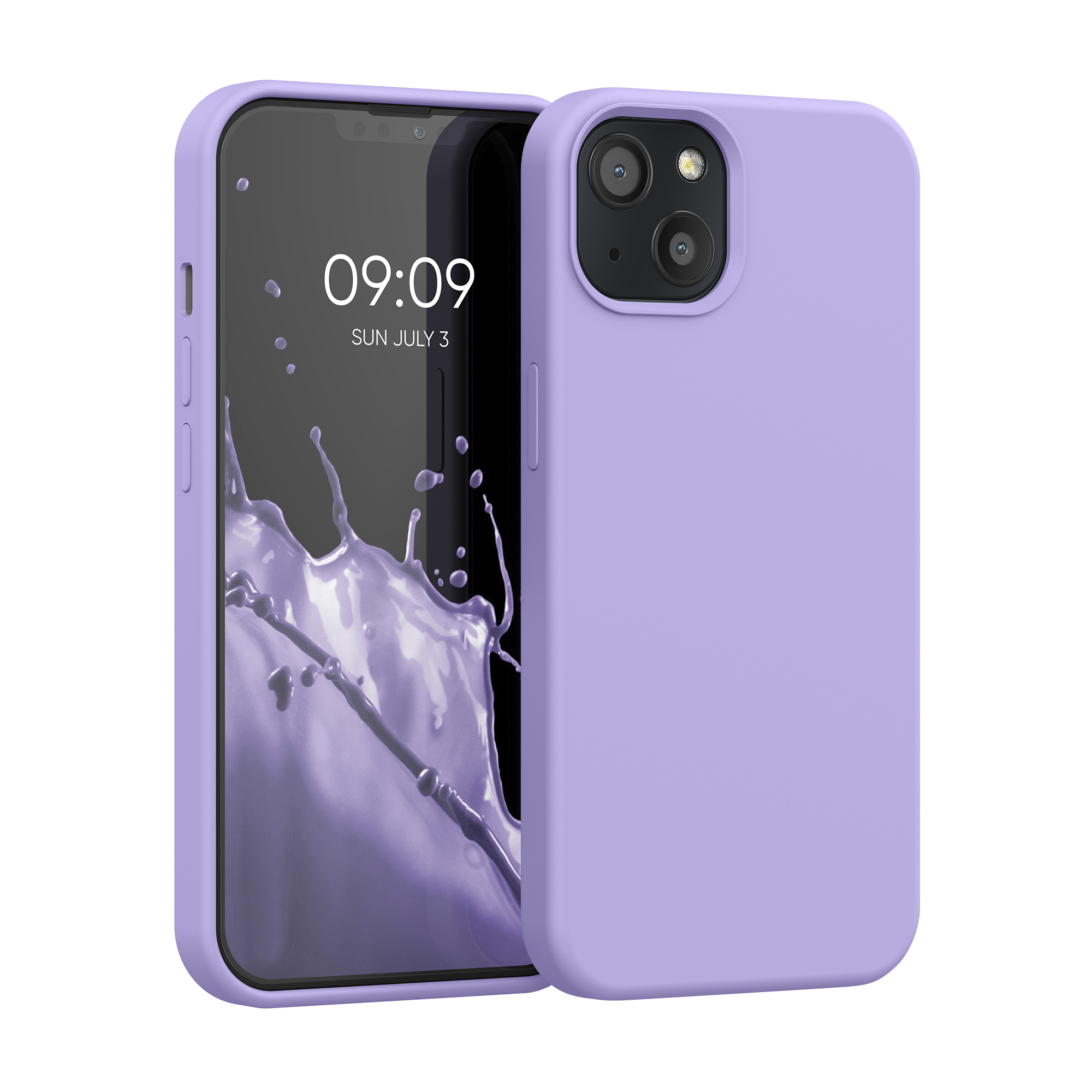 Kryt kwmobile soft-touch iPhone 13 levandulová