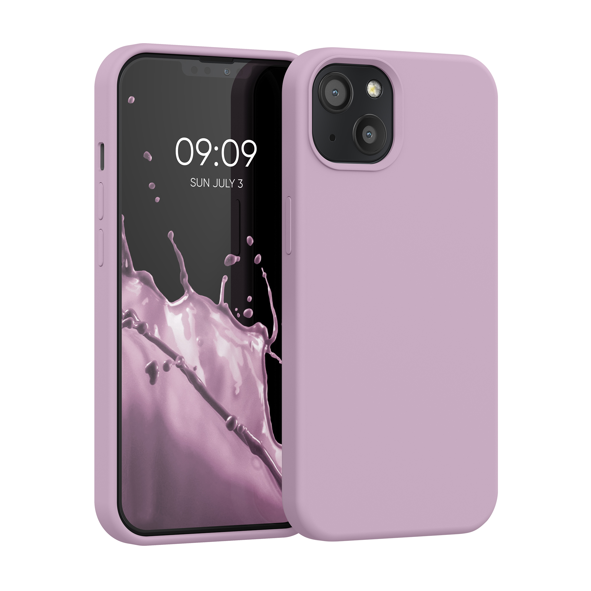 Pouzdro pro Apple iPhone 13 kwmobile silikonové - malvová