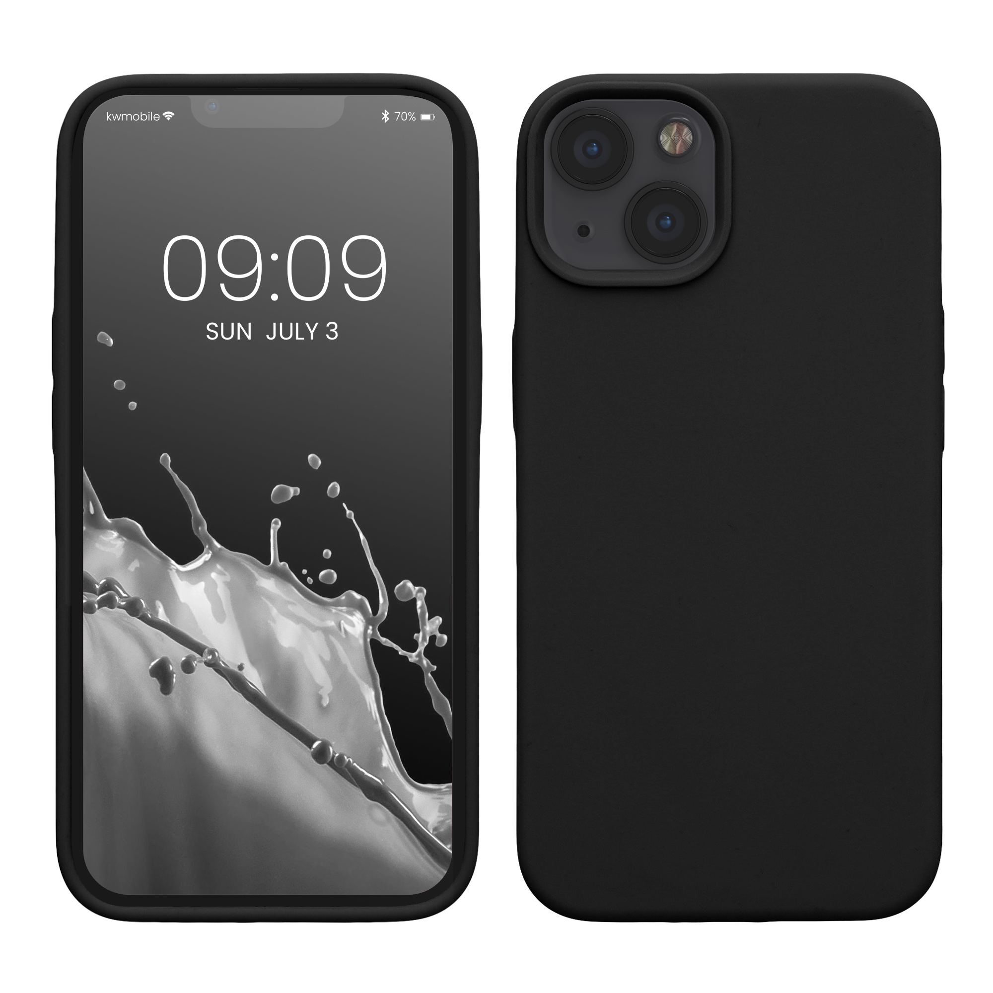 Kryt kwmobile soft-touch iPhone 13 matná černá