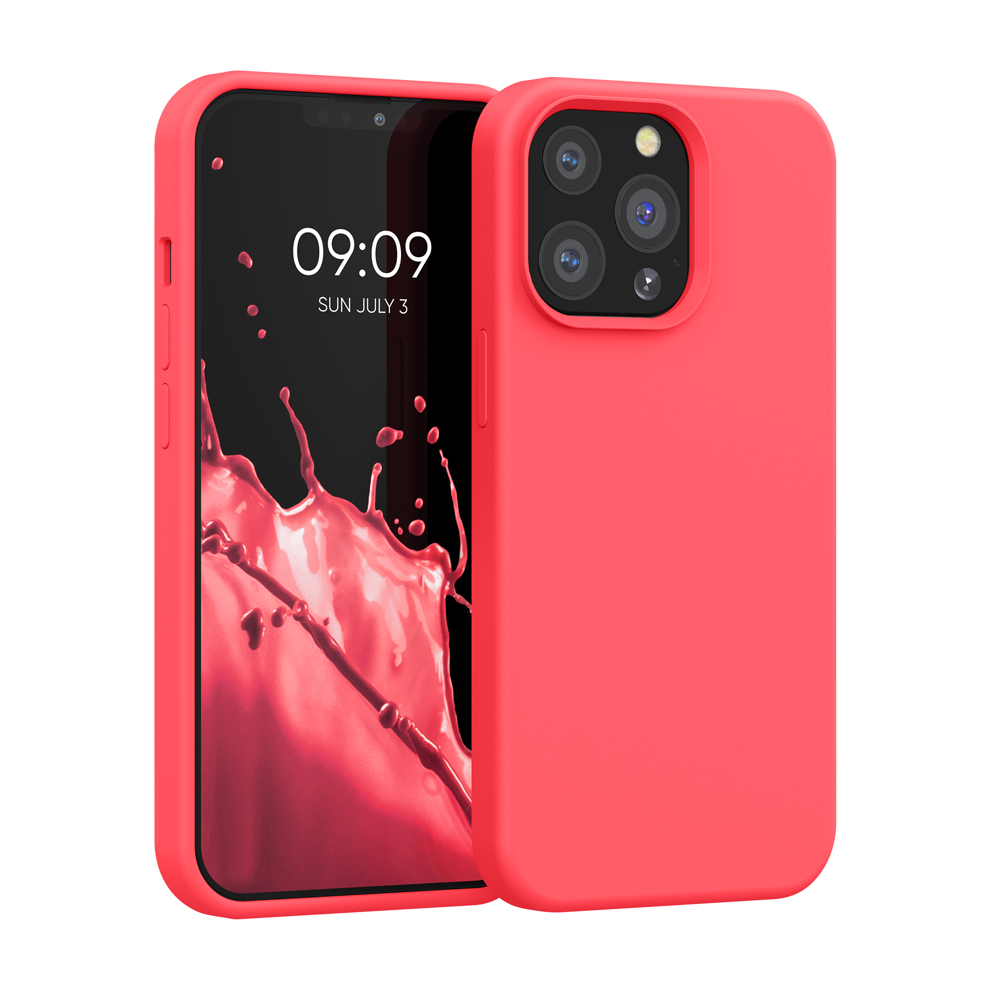 Kryt kwmobile soft-touch iPhone 13 Pro Neon Coral