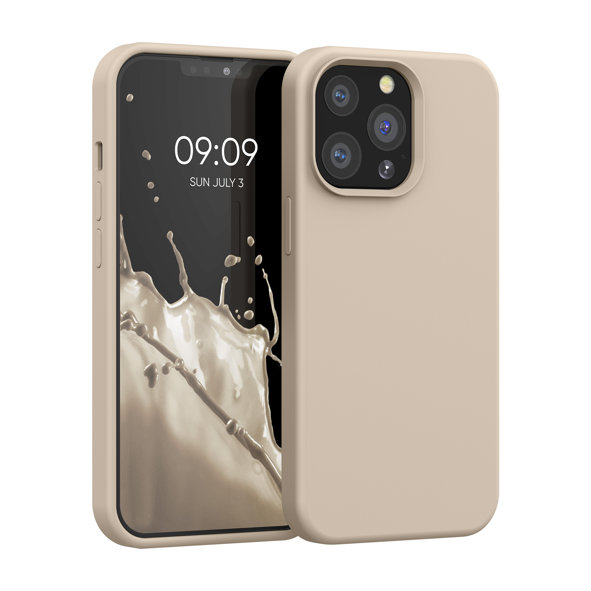Kryt kwmobile soft-touch iPhone 13 Pro Cream